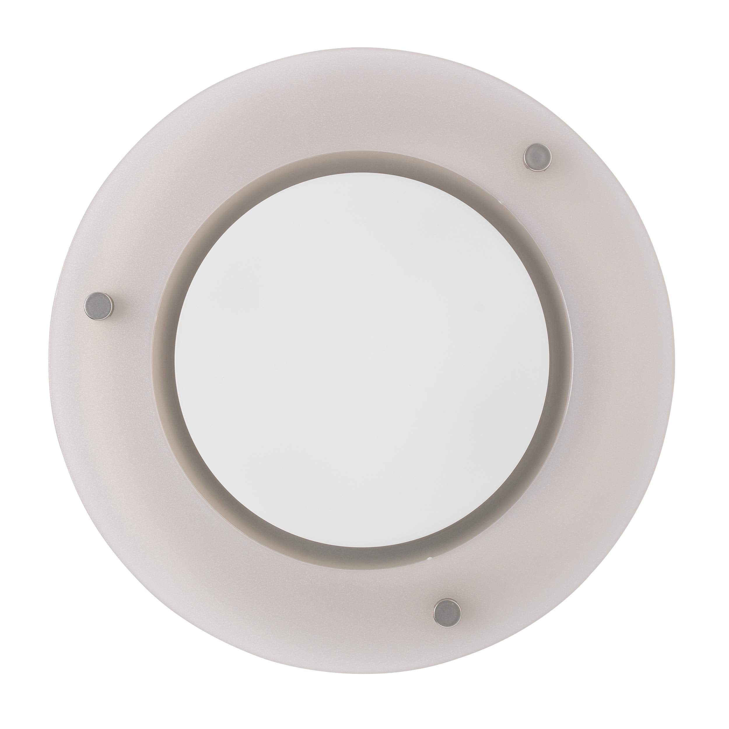 Homewerks 7117 02 Hw Bathroom Fan Integrated Led Light Ceiling Mount Exhaust Ventilation 1.5 Sones 80 Cfm, Frosted
