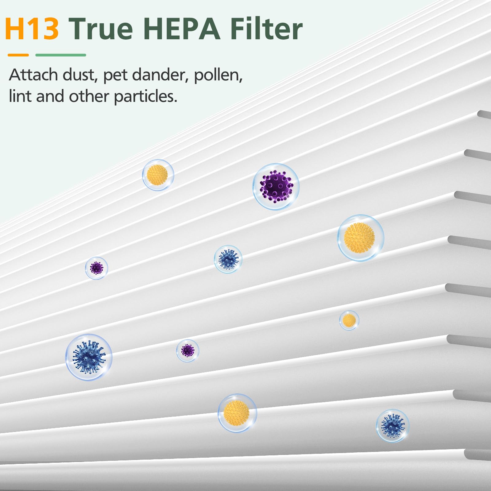 Ap T30 Ap Pet35Wt Replacement Filter For Homedics Ap T30 Ap T30Wt Ap Pet35 Wt Air Purifie R, 3 In 1 H13 True Hepa Filter, For Ho