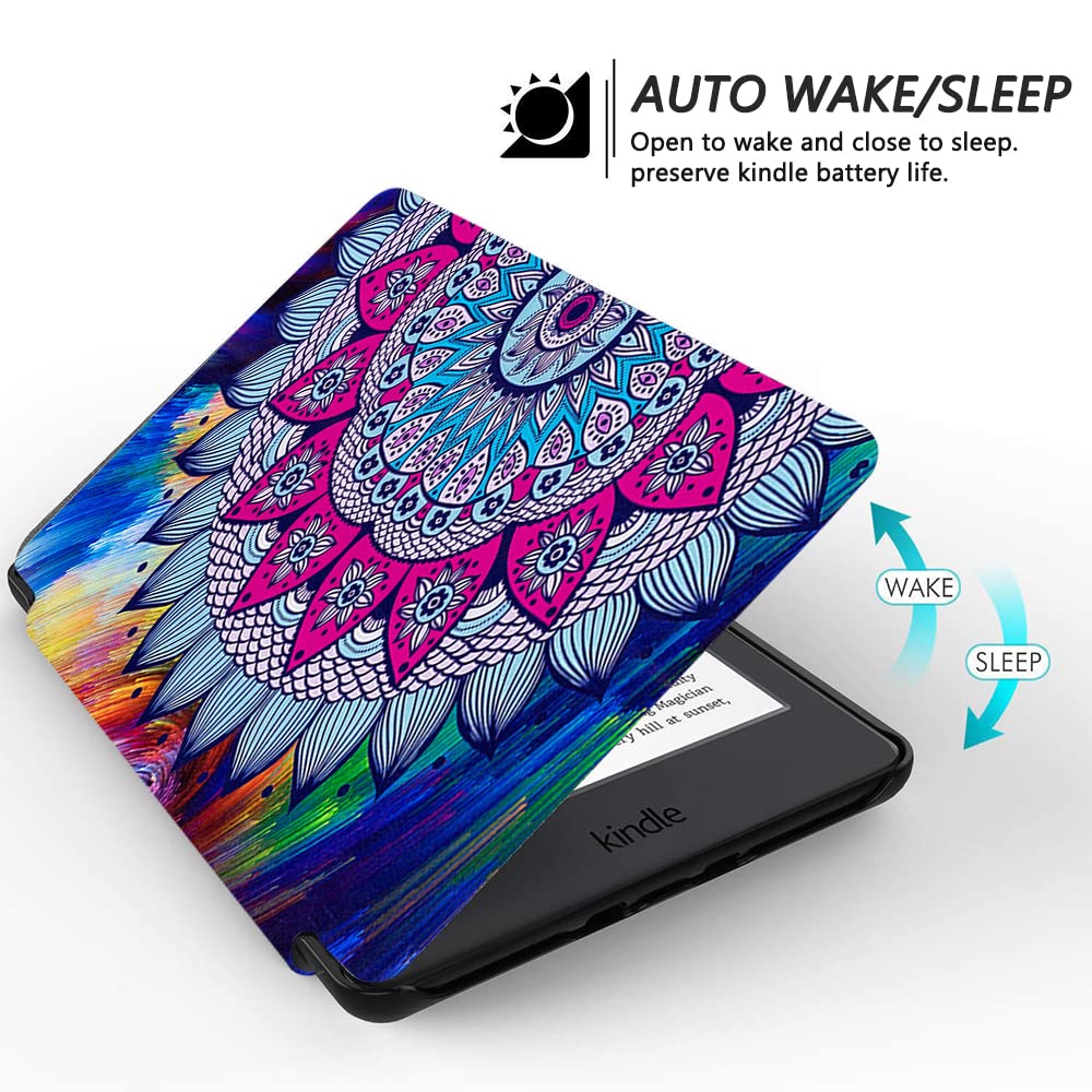 Case For Kindle Paperwhite 11Th Generation & Signature Edition Cover: Scsvpn Thin Lightweight Pu Leather Sleeve For 6.8 Inch Kin