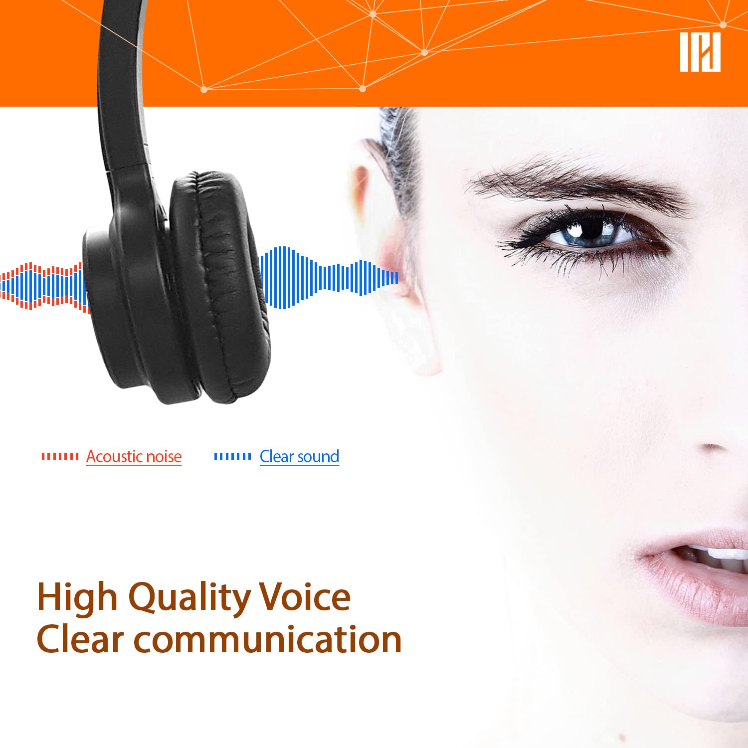 Ipd Iph 255 Phone Headset With Noise Cancelling Microphone And 2.5Mm Jack For Office And Call Center  Compatible With Ciso Spa,P