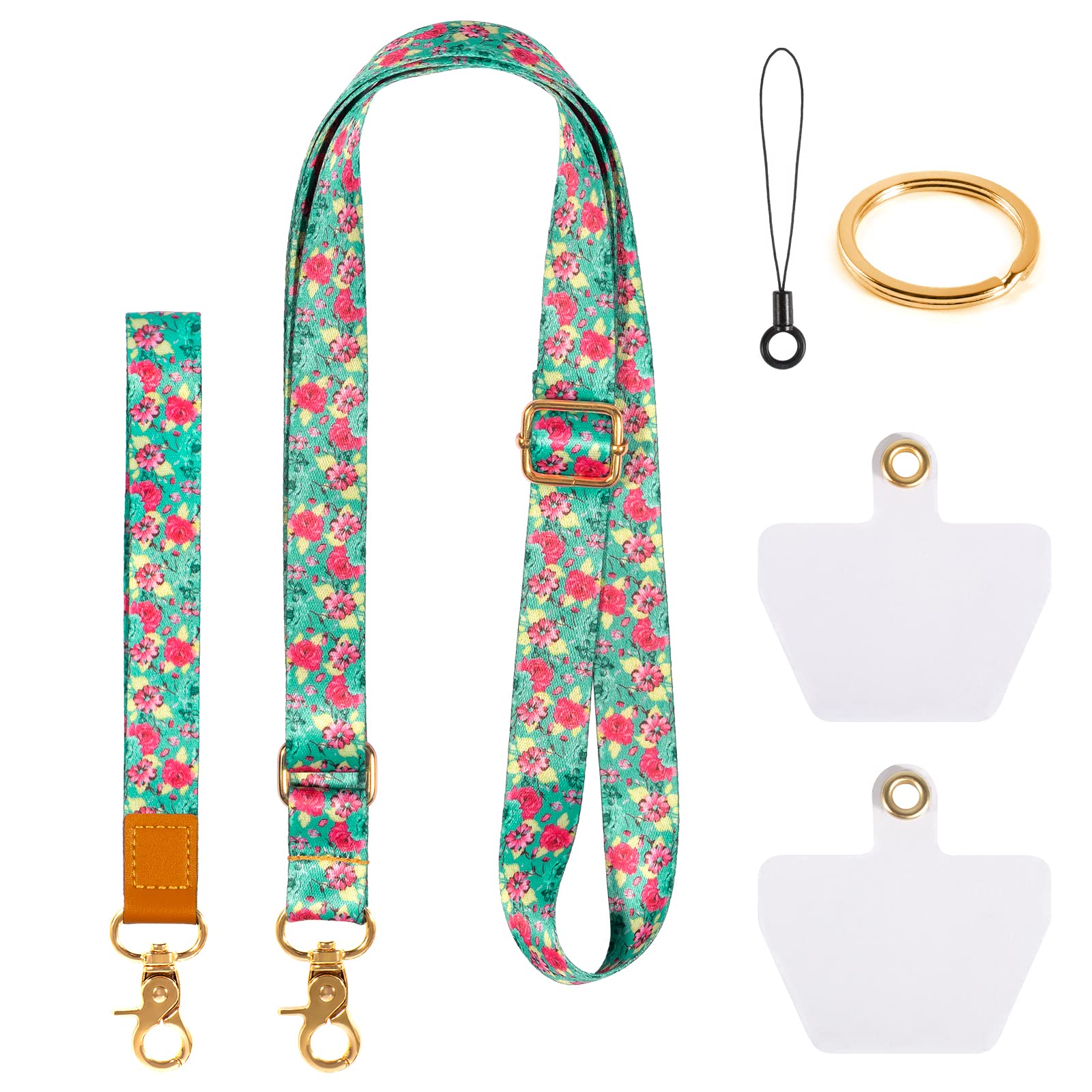 Zafolia Cell Phone Lanyard, Phone Lanyard Crossbody, Wrist Strap, Lanyards For Keys, Universal Adjustable Shoulder Neck Straps F