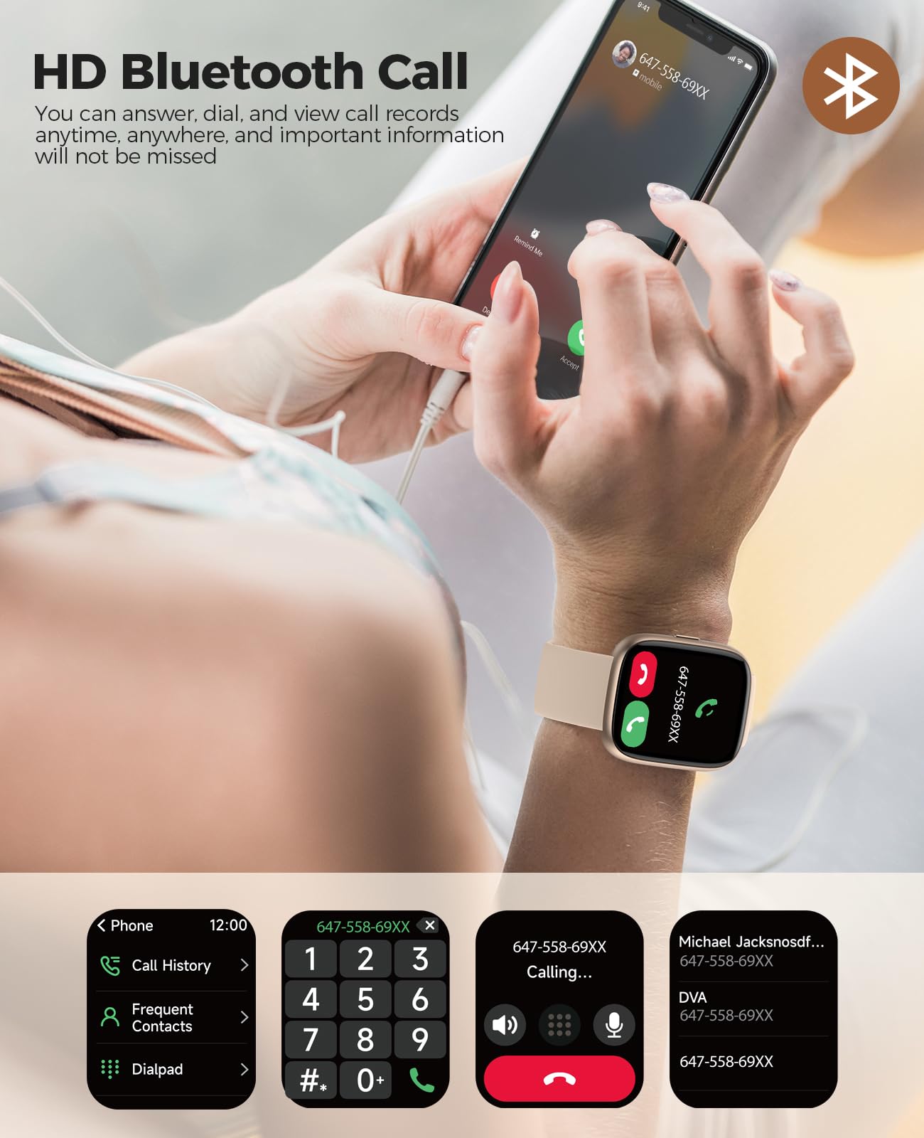 2024 Smart Watches For Women, Ip68 Waterproof, Alexa Built In 1.83' Hd Diy Dial With Heart Rate, Blood Oxygen, Sleep, 100 Sport