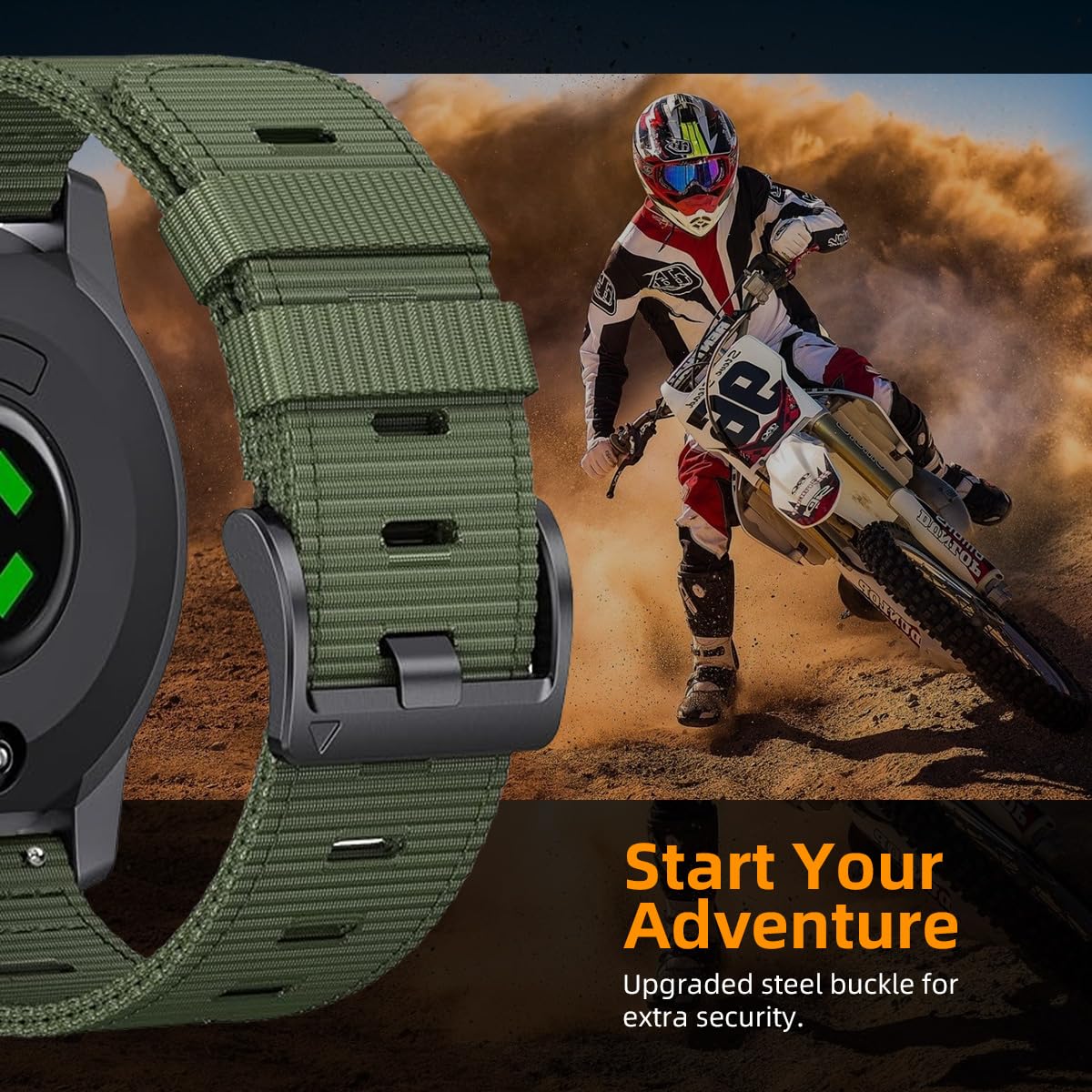 Compatible For Garmin Instinct Watch Band 45Mm 50Mm Men Women,22Mm 26Mm Pro Tactical Camouflage Rugged Nylon Bands For Instinct