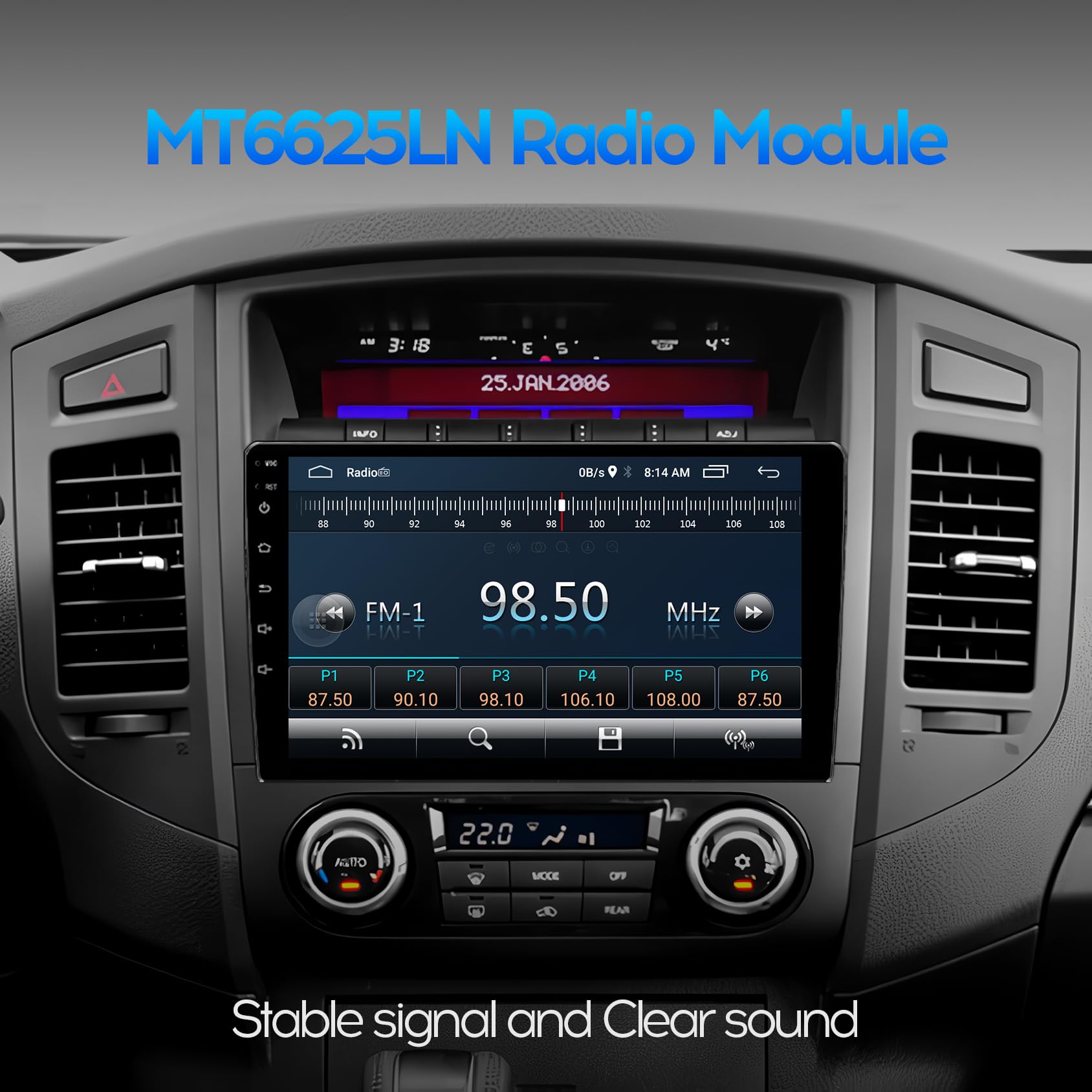 10Inch 2+32Gb Ips Full Touch Screen Android Car Radio Audio Video Stereo Player For 2Din Raido Model With Carplay Android Auto W