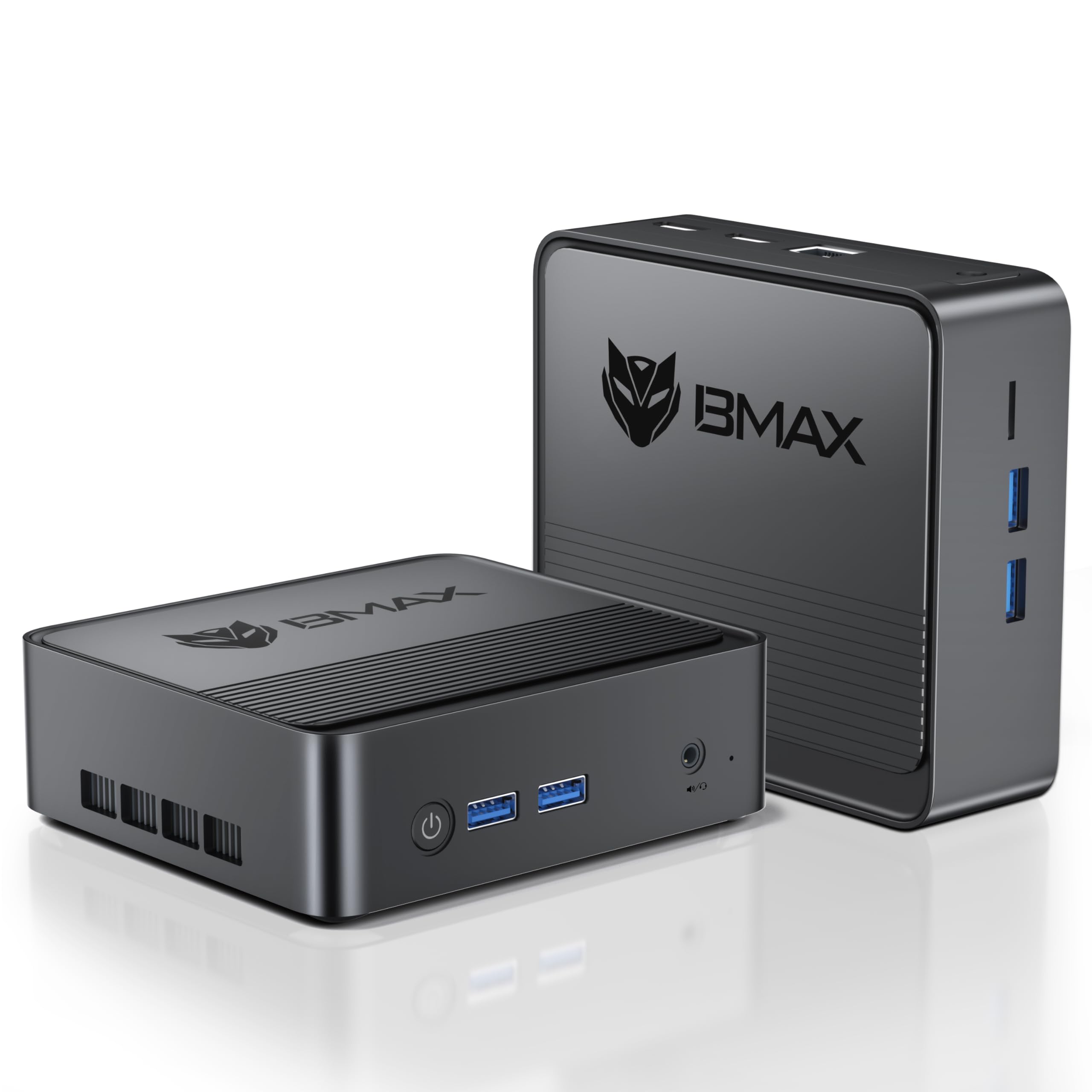 Bmax B3 Mini Pc, Intel N5095(Up To 2.9Ghz), 8Gb Ddr4 Ram/256Gb Ssd, Mini Desktop Computer 4K Dual Screen Display Push Pull Cover