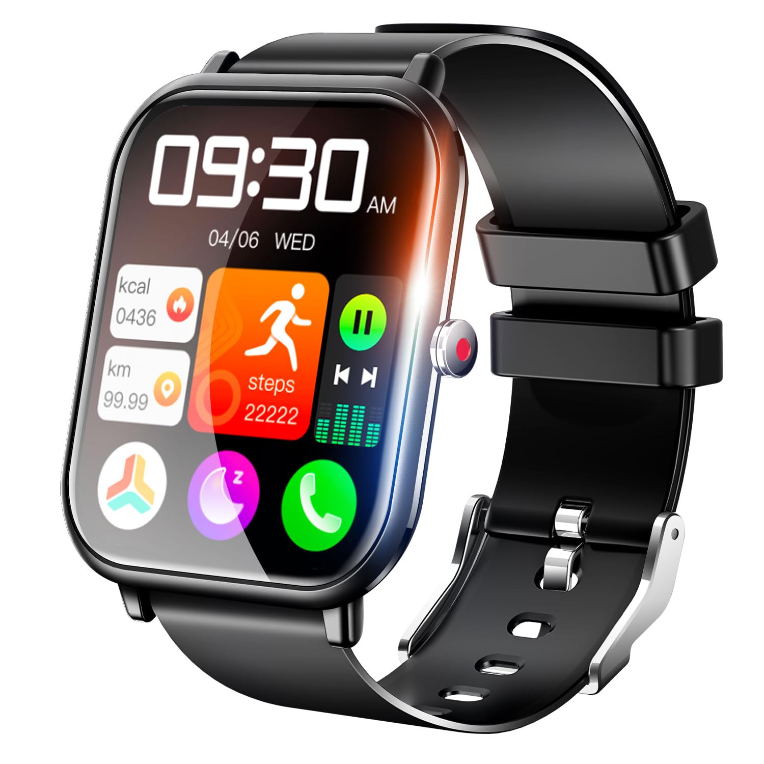 Smart Watch For Men Women, Fitness Tracker, 1.9'' Smartwatches, 24 Sports Modes, Heart Rate/Sleep Monitor/Pedometer/Spo2/Step Co