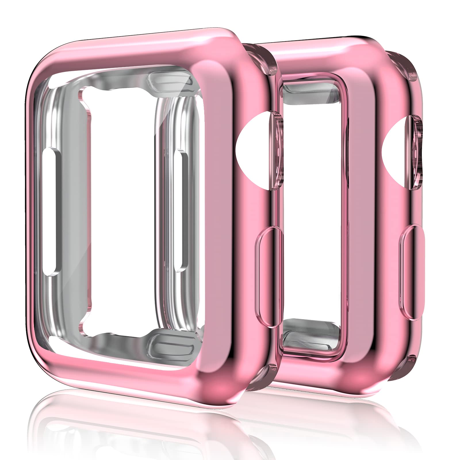 Miterv Case For Apple Watch Series 6 /Se/Series 5/Series 4 Screen Protector 44Mm Iwatch Overall Protective Case Tpu Hd Clear Ult