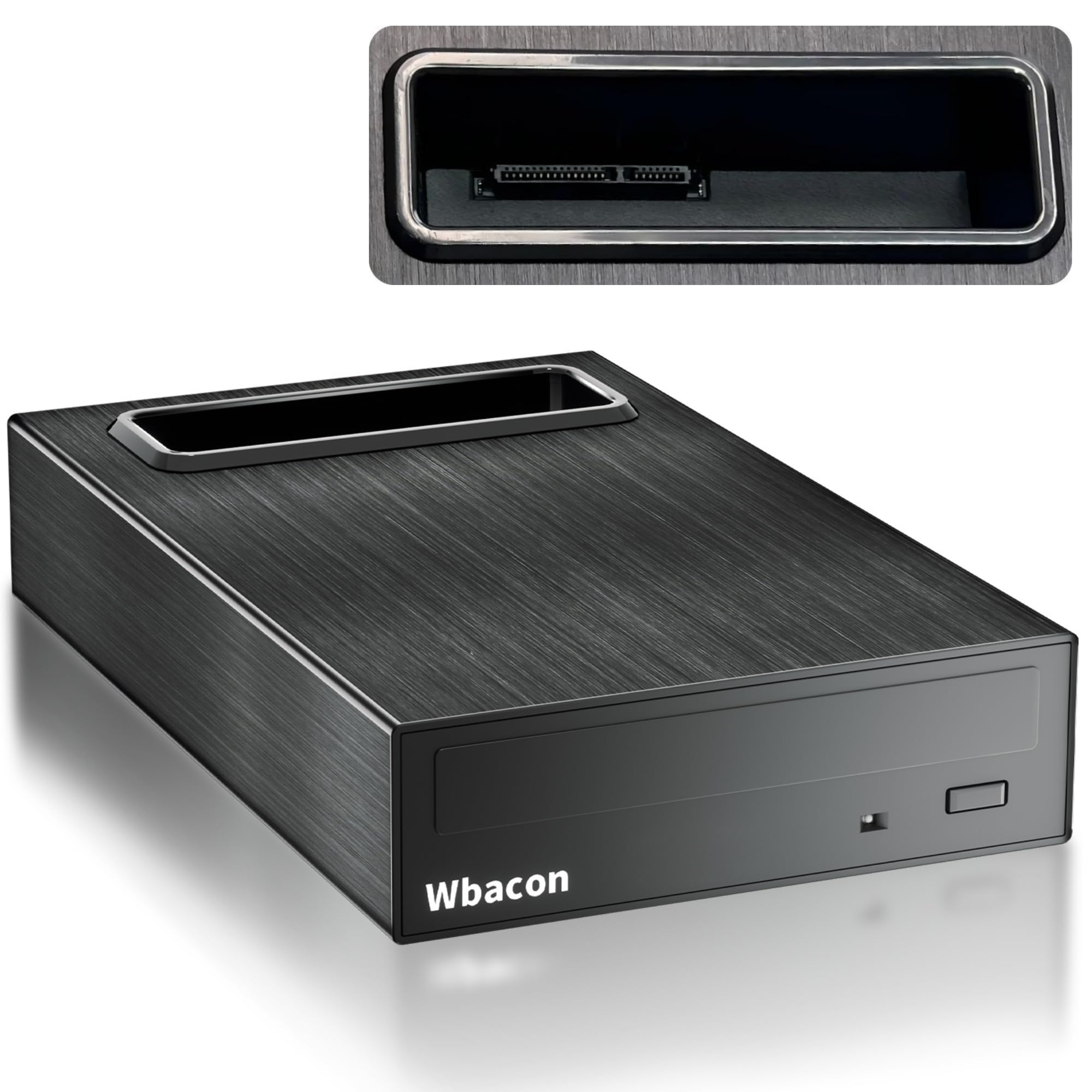 4 In 1 External Blu Ray Drive, 16X Read Speed With Hard Drive Docking Station, Usb 3.0 Type C External Blu Ray Dvd Drive Burner,