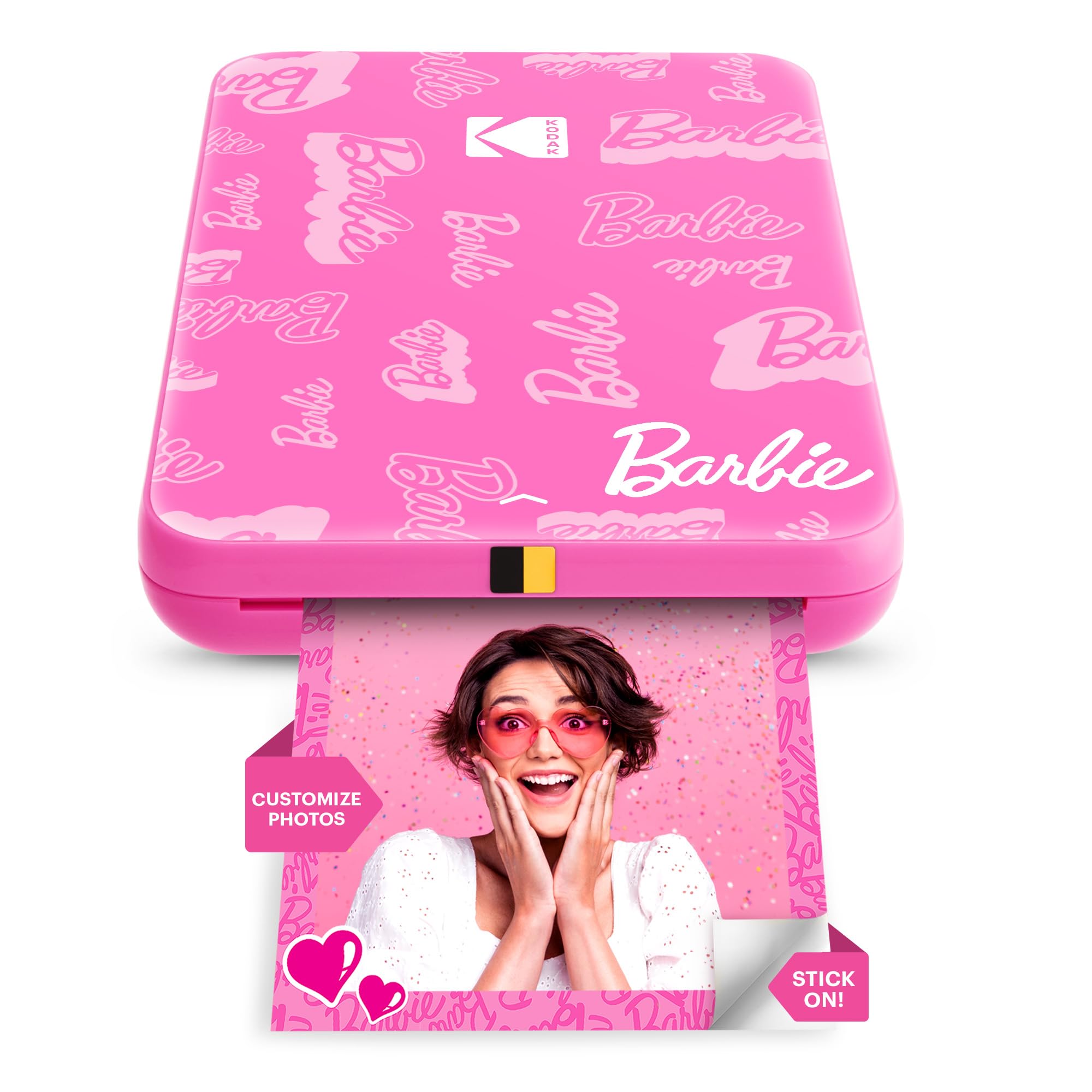 Kodak x Barbie Instant Smartphone Portable Photo Printer, Full Color, Wireless, Zink 2x3    (5.1x7.5 cm) Sticky-Back Photos, Pri