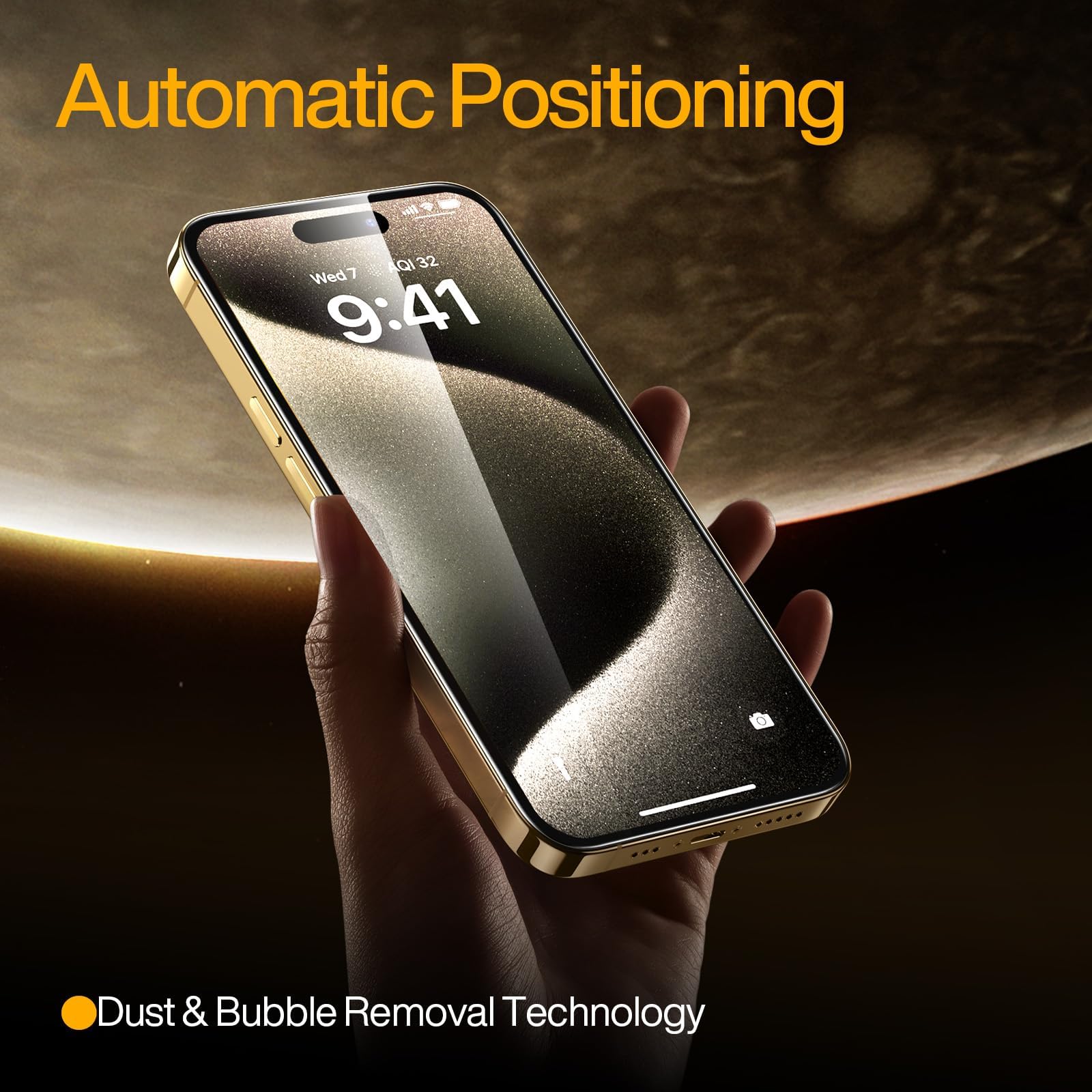 Smartdevil 3 Pack Screen Protector For Iphone 13, Iphone 14, Iphone 15, Iphone 12, Clear Tempered Glass Film, Super Fast Install