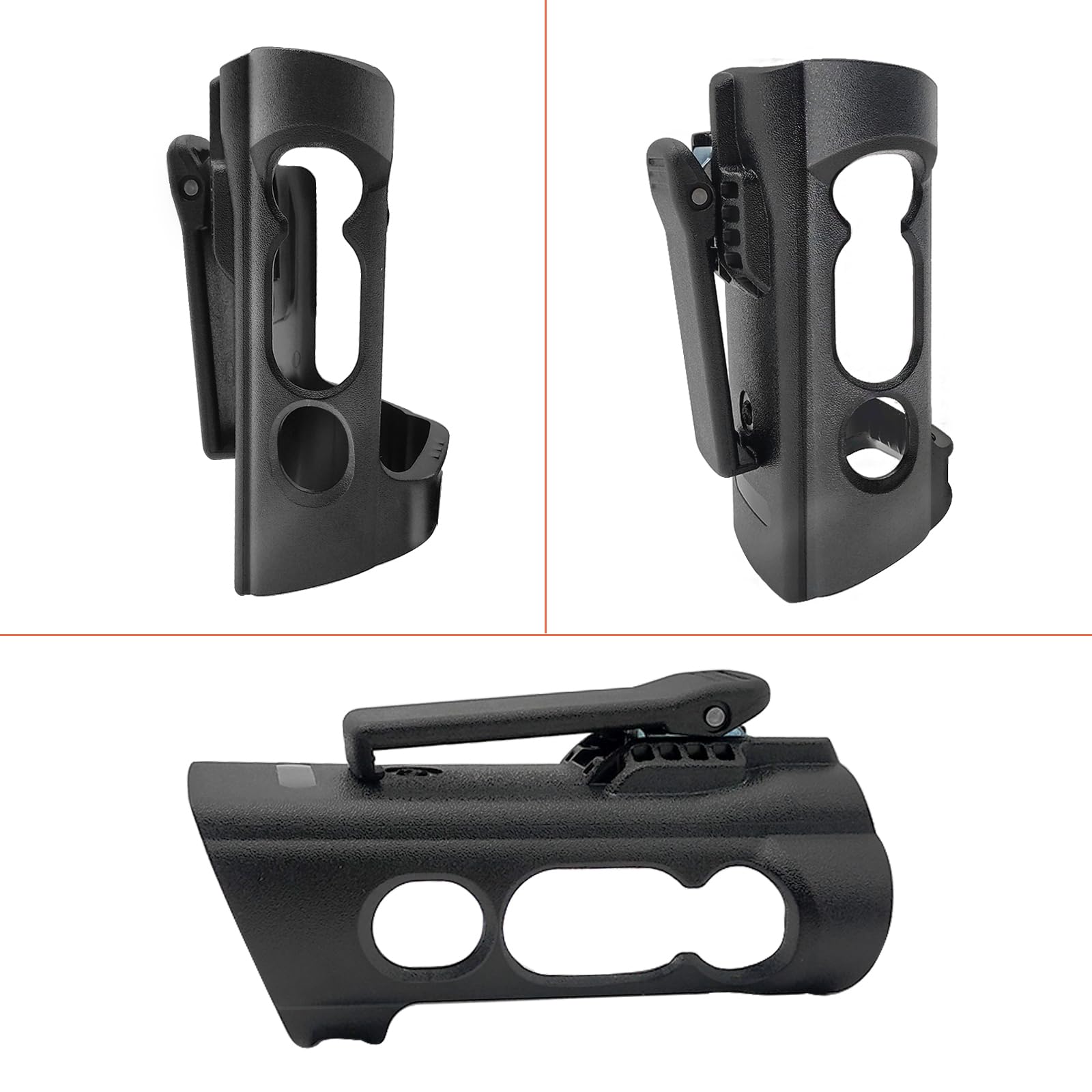 Zwehkd Radio Holster For Motorola Apx 6000 Apx 8000 Pmln5709 Pmln5709A Duty Belt Radio Holder With Belt Clip Models 1.5, 2.5 And