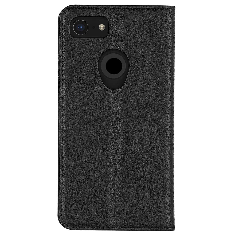 Case Mate   Google Pixel 3 Xl   Leather Folio Wallet   Black Leather