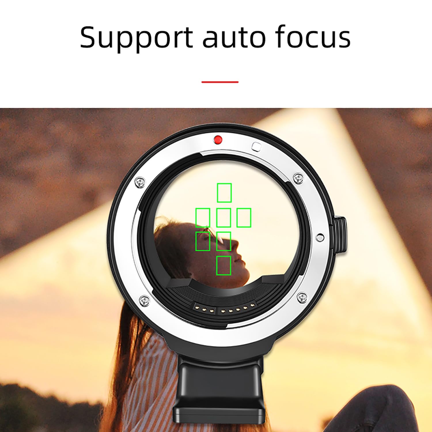 Lens Mount Adapter Ef Eos R Auto Focus Lens Converter Control Ring For Ef/Ef S Lens To Canon Eos R Rp R3 R5 R50 R6 R7 R8 R10 Cam