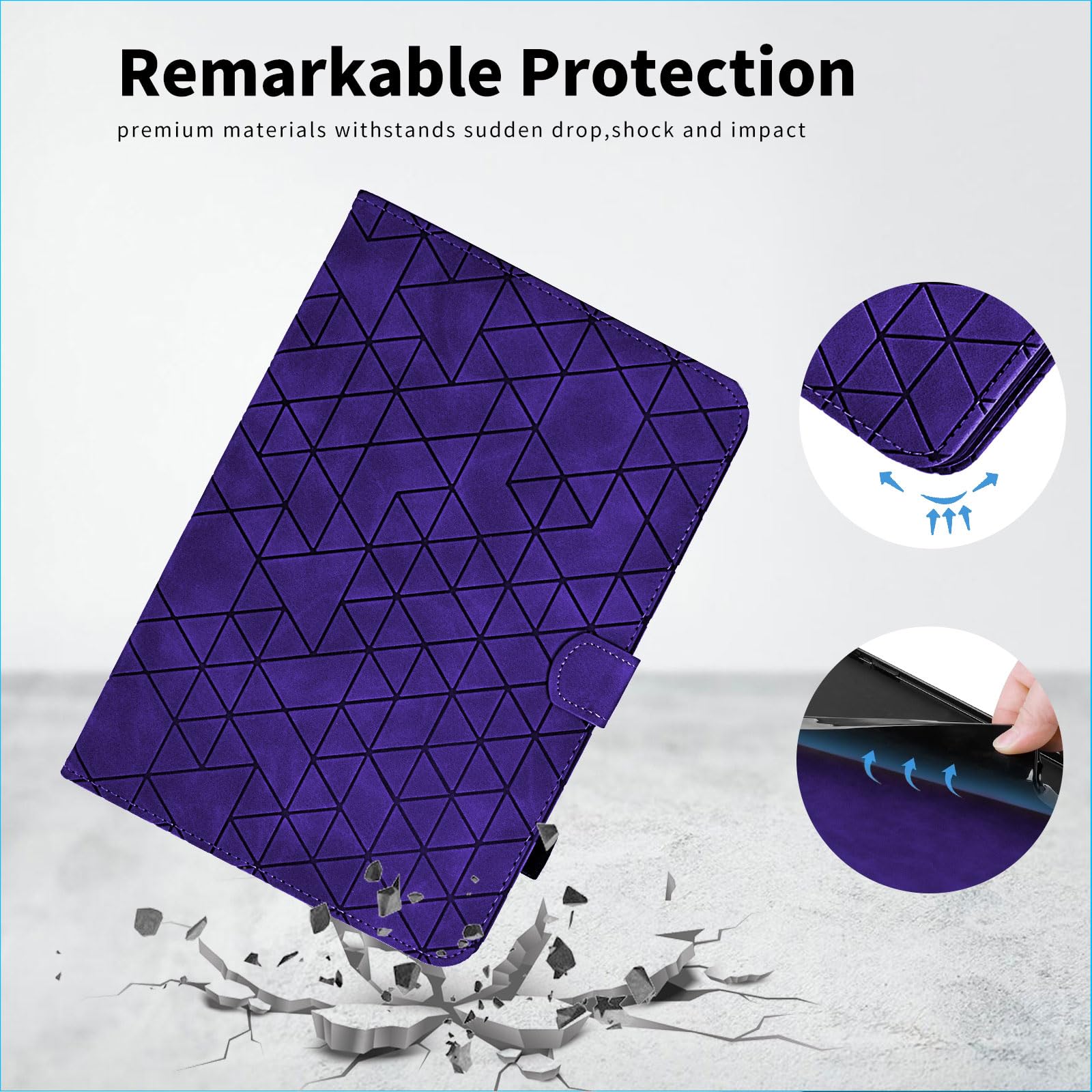 Case For Lenovo Tab P11 Gen 2 11.5 Inch 2023 (Tb350Fu) - Multi-Angle Viewing Pu Leather Folio Case With Magnetic Clasp, Auto Wak