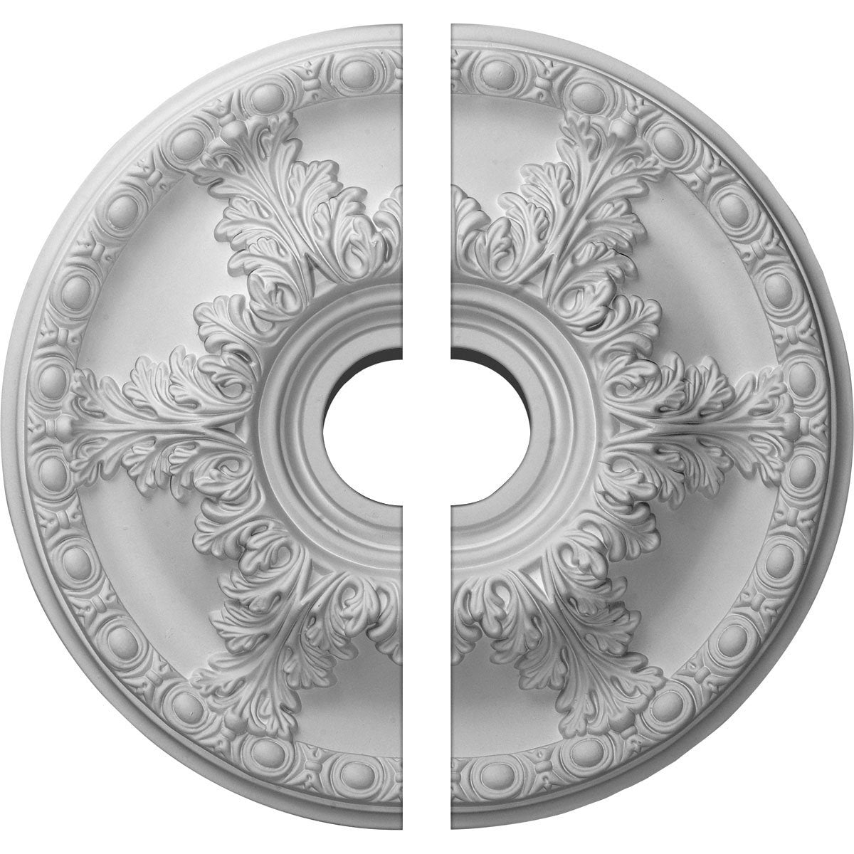 Ekena Millwork Cm18Ga2 Granada Ceiling Medallion, 18''Od X 3 1/2''Id X 2 1/2''P, White