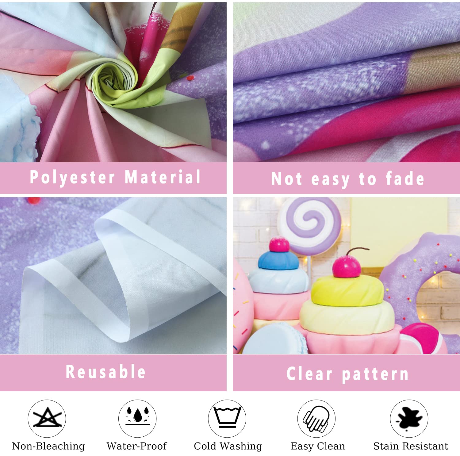 Dashan 7X5Ft Polyester Clouds Twinkle Twinkle Little Star Gender Reveal Backdrop Star Baby Shower Girl Cake Smash 1St Birthday P