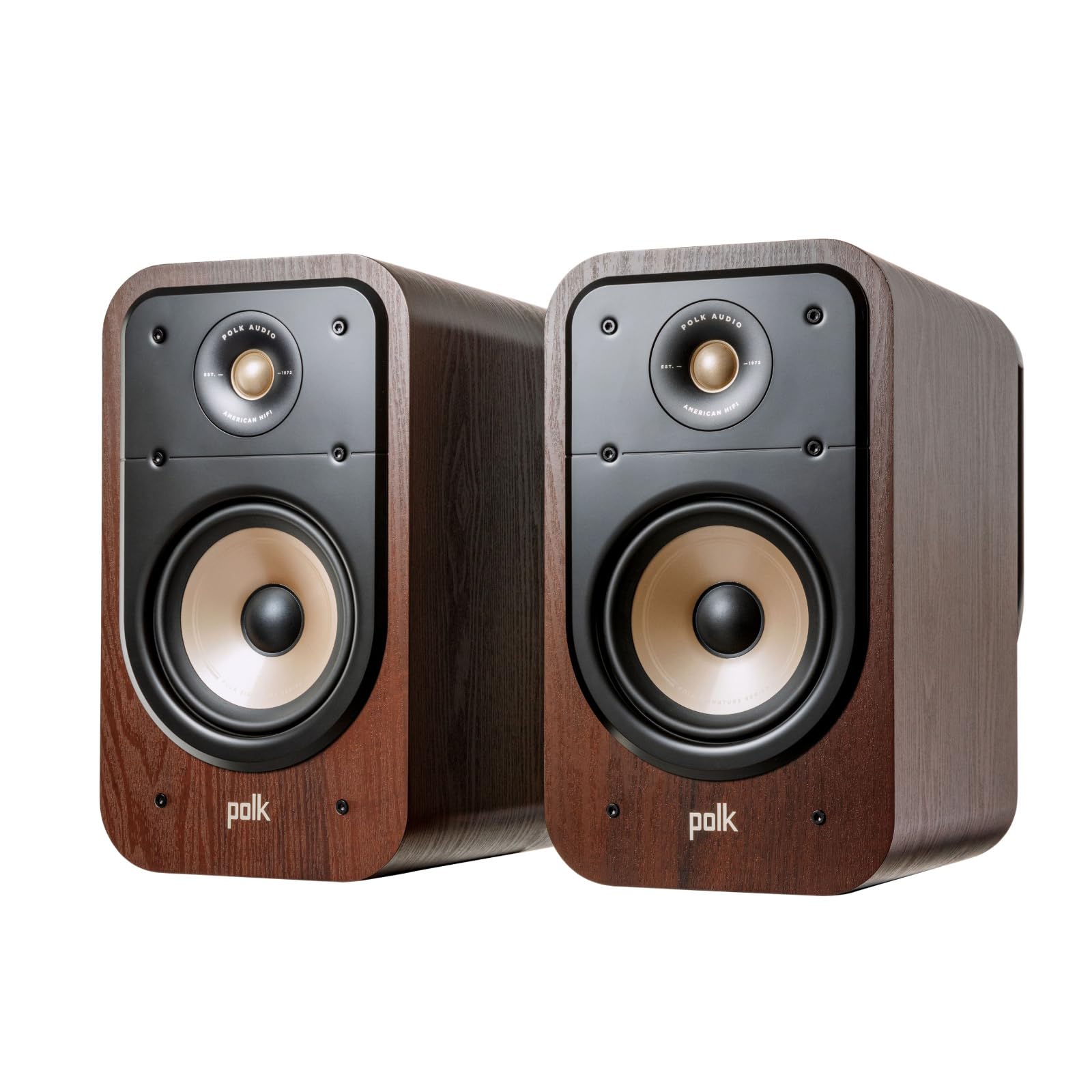 Polk Signature Elite Es20 Bookshelf Speaker   Hi Res Audio Certified, Dolby Atmos & Dts:X Compatible, 1'' Tweeter & 6.5'' Woofer