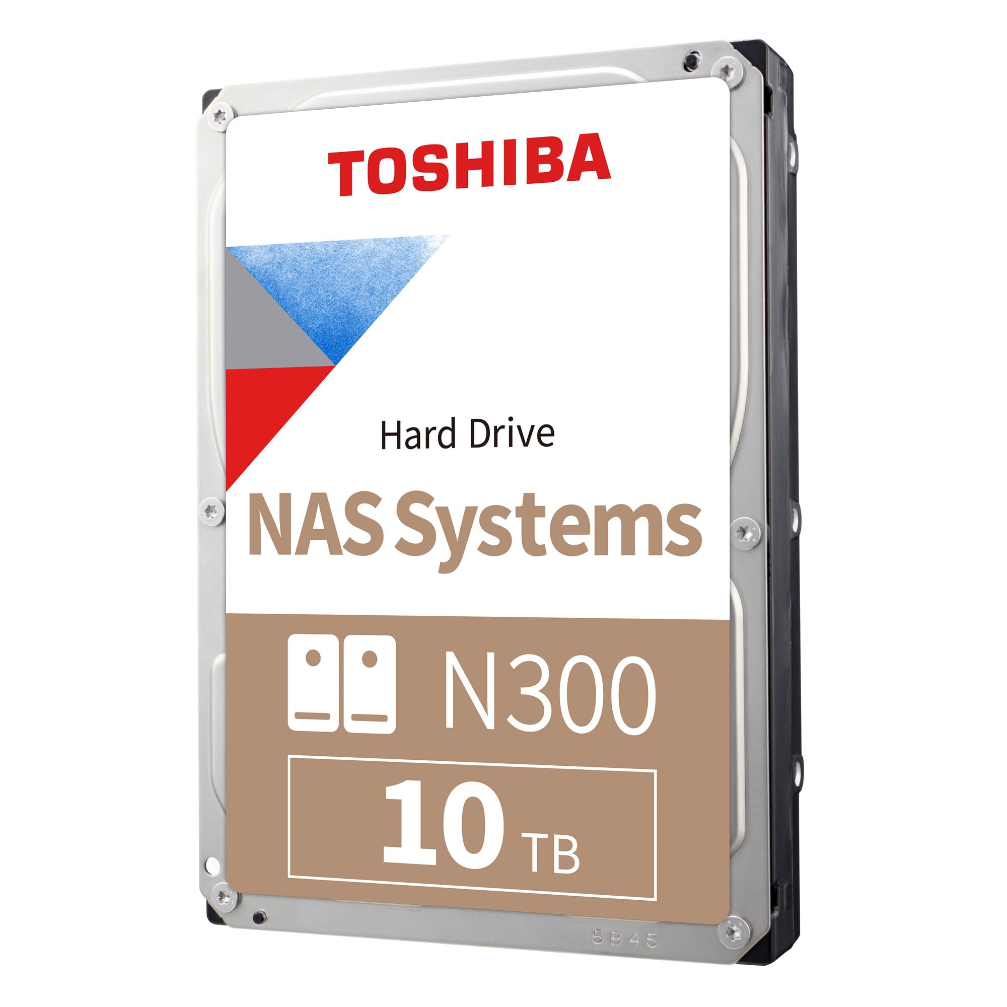 Toshiba 10TB N300 NAS Internal HDD - 3.5 SATA-3 512MB Cache 6GB/s 7200RPM Internal Hard Drive 7/24 NAS Unit Server and Security