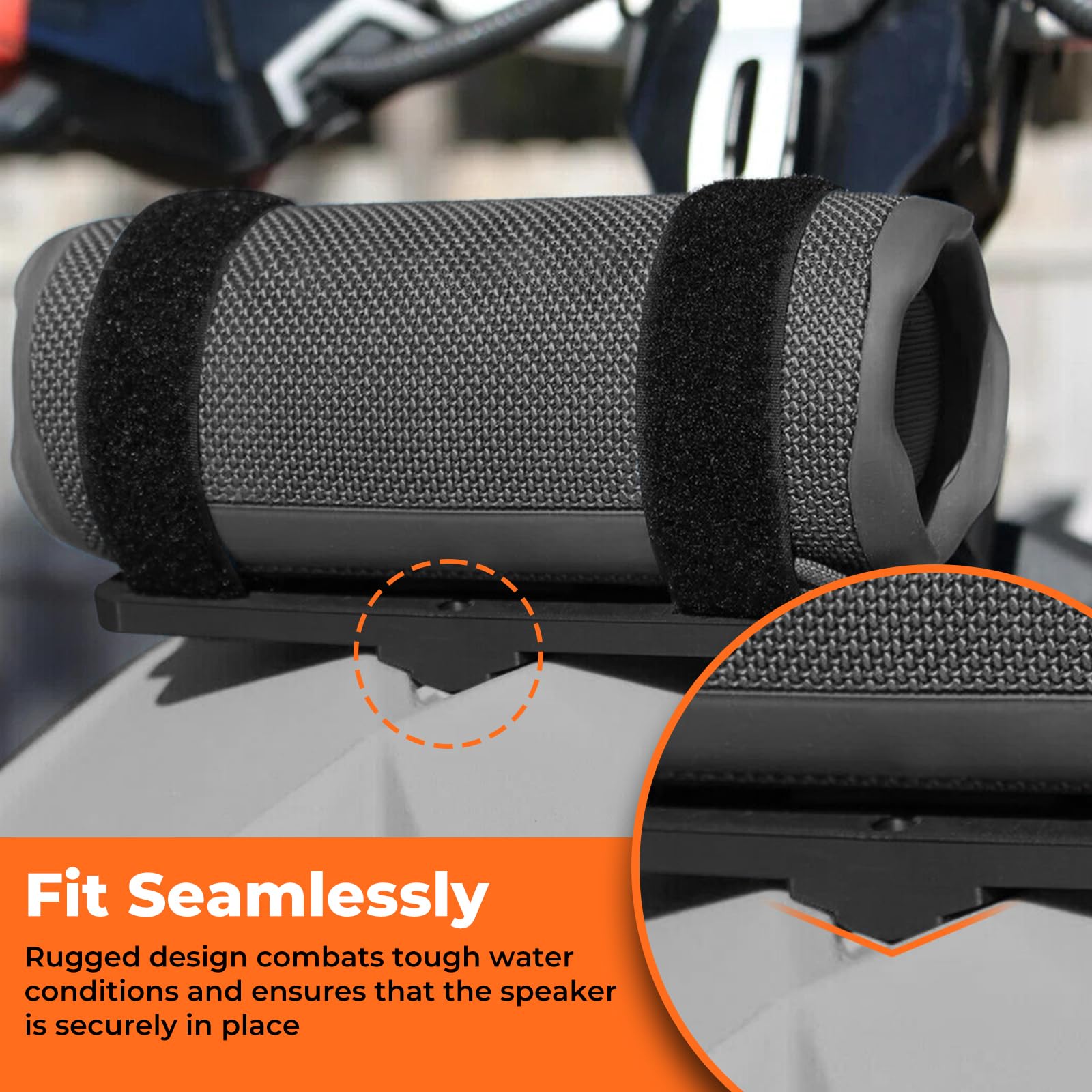 Wikibb Universial Speaker Mount For Sea Doo Sea Doo Spark Trixx, Cruise Speaker Bracket For Sea Doo Spark 2 Up (Speaker Not Incl