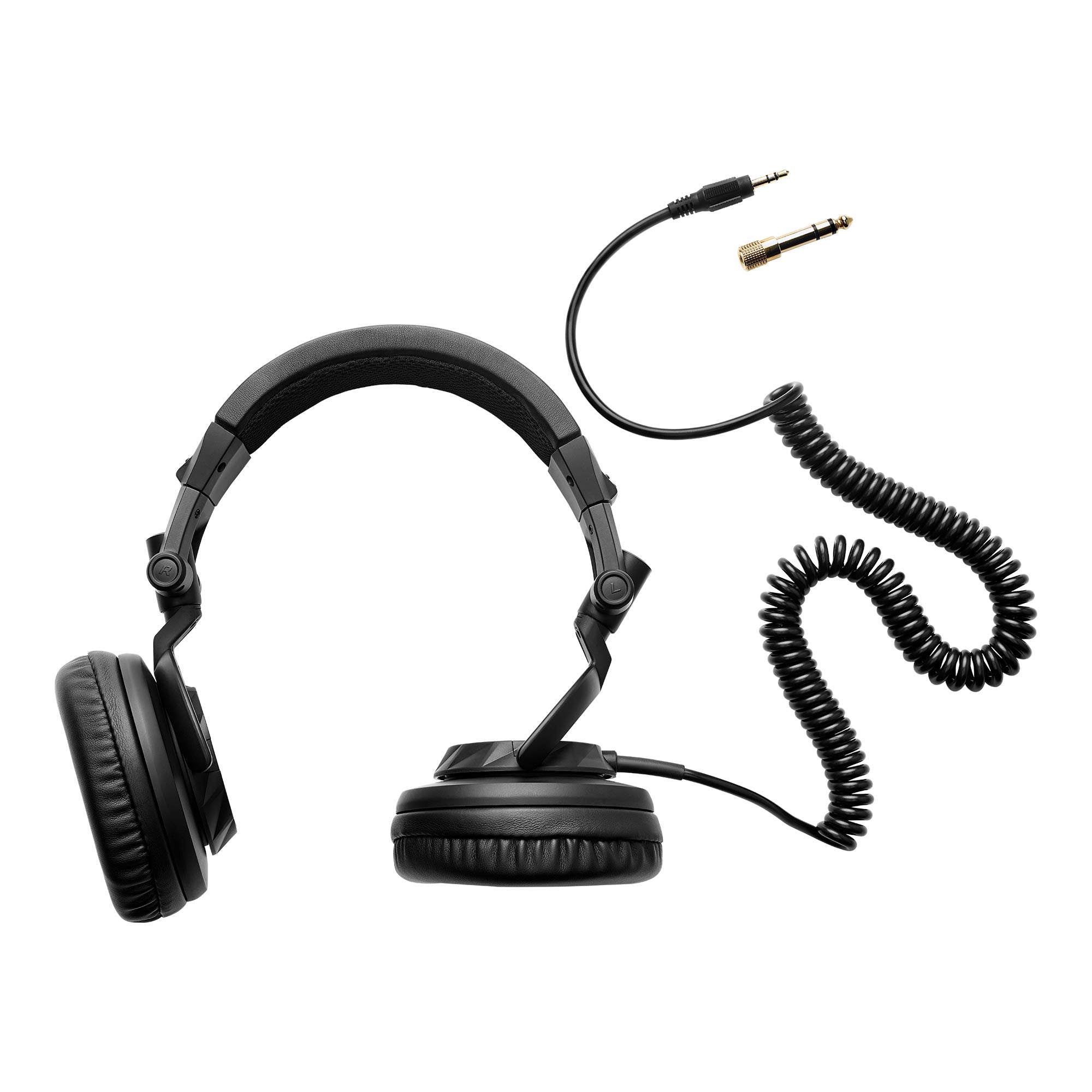 Hercules Hdp Dj45: Closed Back Headphones For Djs. Foldable, With Pivoting Earpieces And A 6.6 Foot/2 Meter Cable