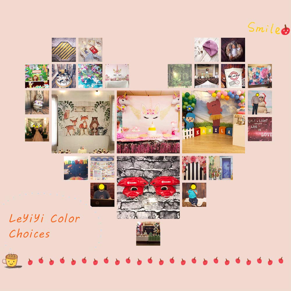 Leyiyi Romantic Cherry Blossoms Backdrop 5X4Ft Photography Background Valentine'S Day Decoration Soft Pink Love Theme Wedding Pa