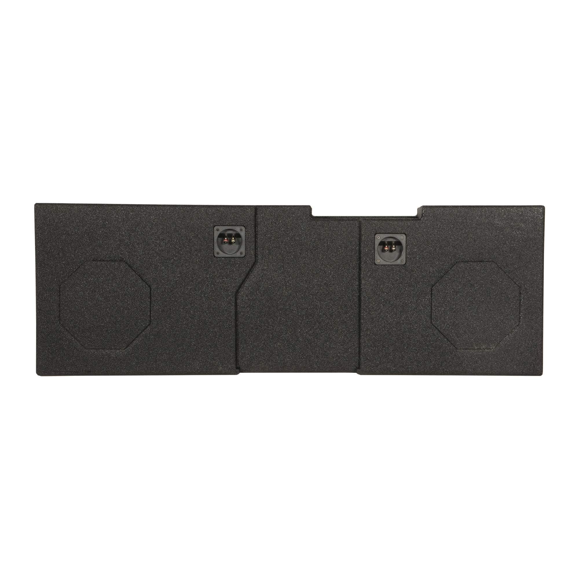 Qpower 2 Hole 2014 2016 Gm/Chevy Crew Cab 10'' Ported Subwoofer Box | Qbgmc14210