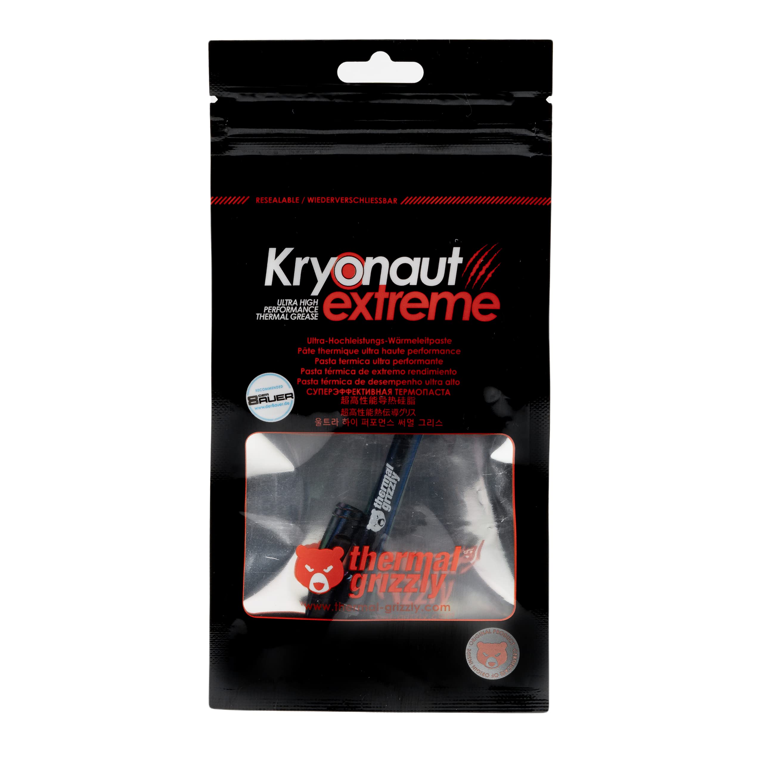 Thermal Grizzly  Kryonaut Extreme  2 Gram  Extremly High Performance Thermal Paste  for Maximum Thermal Conductivity While O