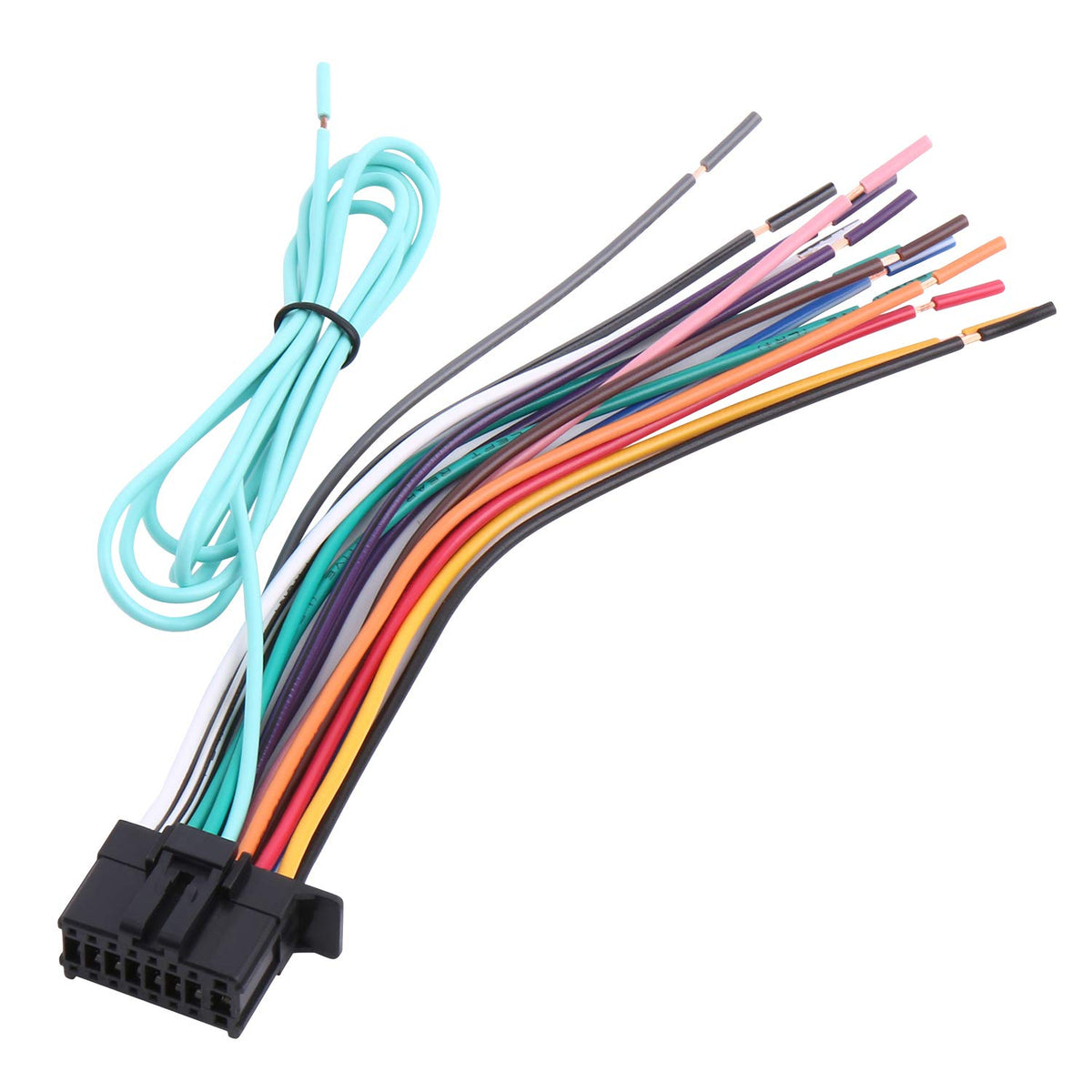 Rdbs 16 Pin Car Stereo Wire Harness Plug For Pioneer/Premier Aftermarket Dvd Nav Radio Compatible With Deh X5700Hd, Deh X6700Bt, Deh X4700Bt, Deh X2700Ui, Avh4100Nex, Avh4000Nex, Avic 6100Nex,