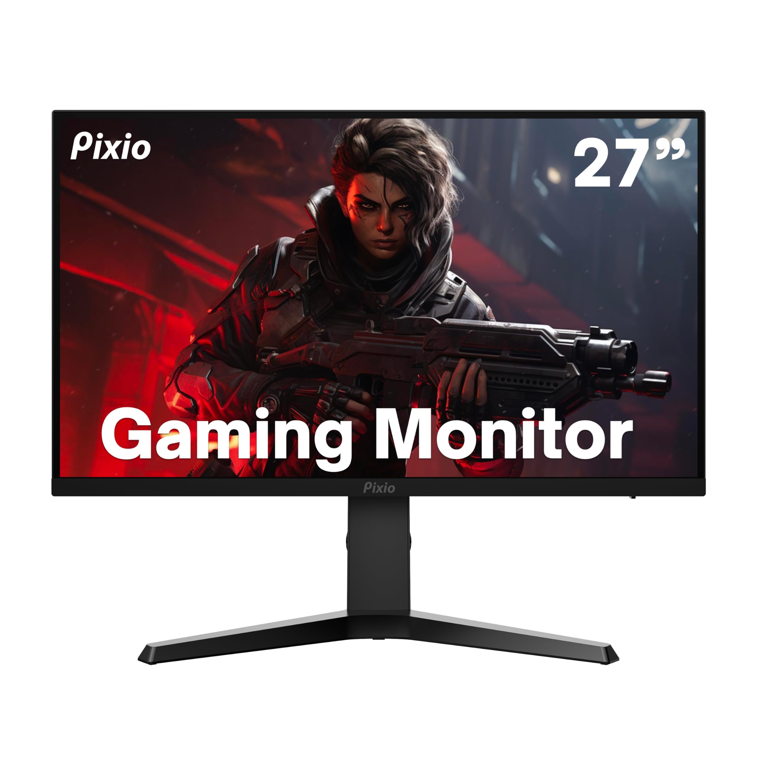 Pixio Px277 Prime Neo 27 Inch 180Hz Refresh Rate Qhd 1440P Resolution Fast Ips Panel 1Ms Gtg Response Time Gaming Monitor With A
