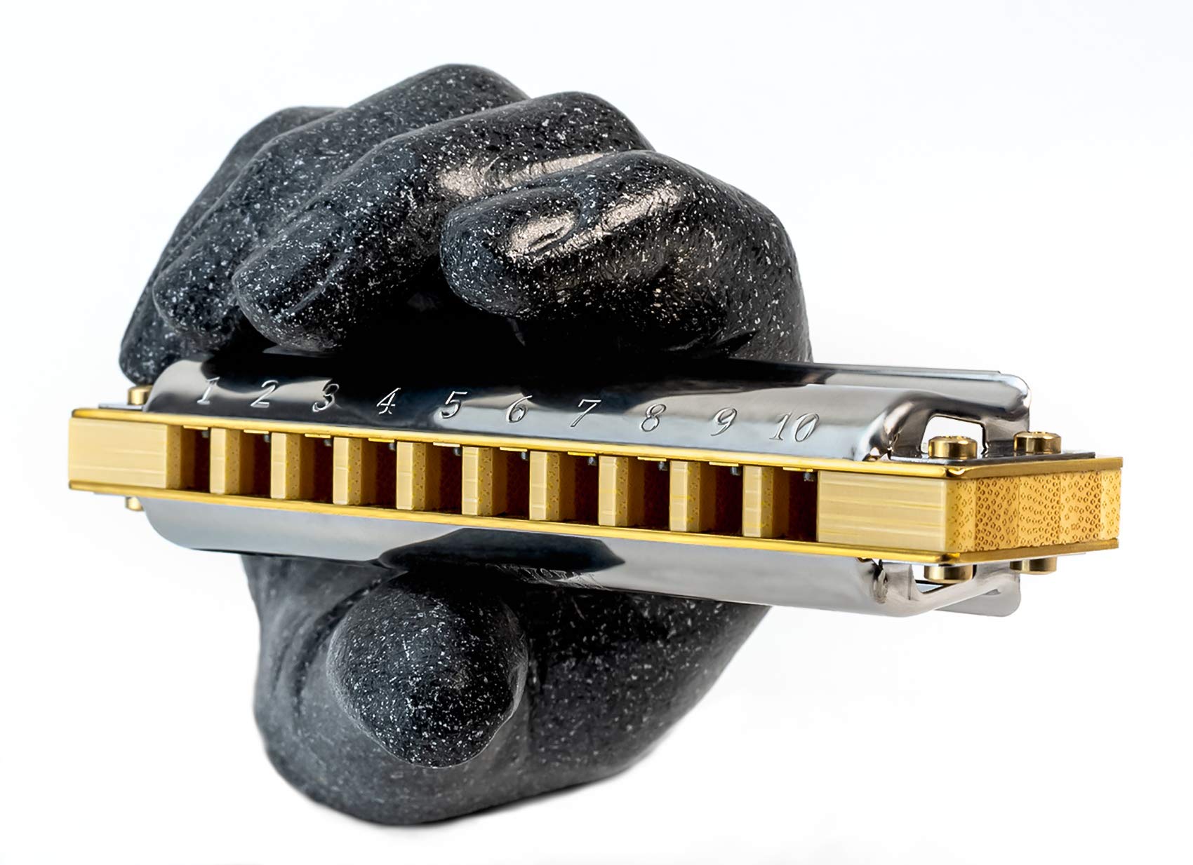 Hohner M2009Bx Marine Band Crossover Harmonica, Key Of A, Stainless Steel (M2009Bx A)