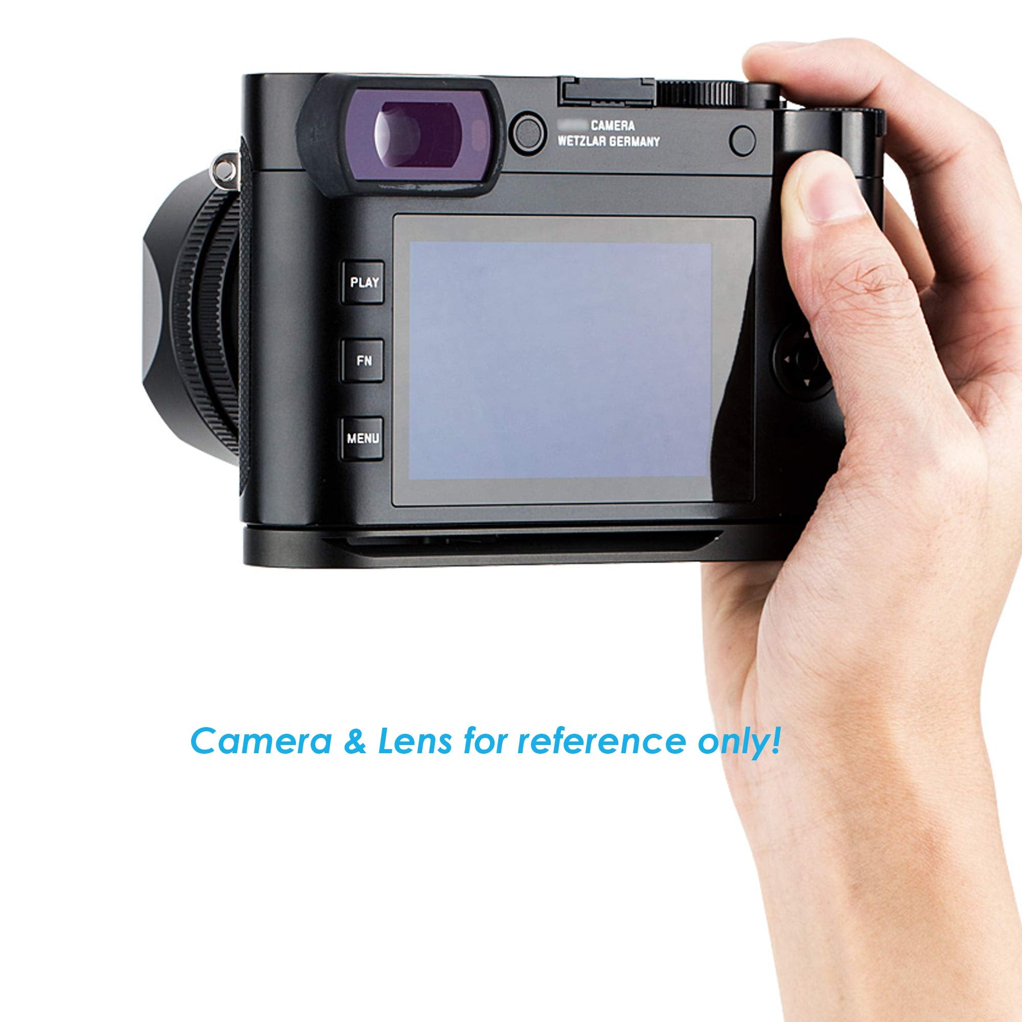 Jjc Hg Q2 Leica Q2 Hand Grip, Arca Swiss Type Quick Release Qr, Anti Slip Metal Holder Hand Grip, Aluminum Aloy, Compatible With