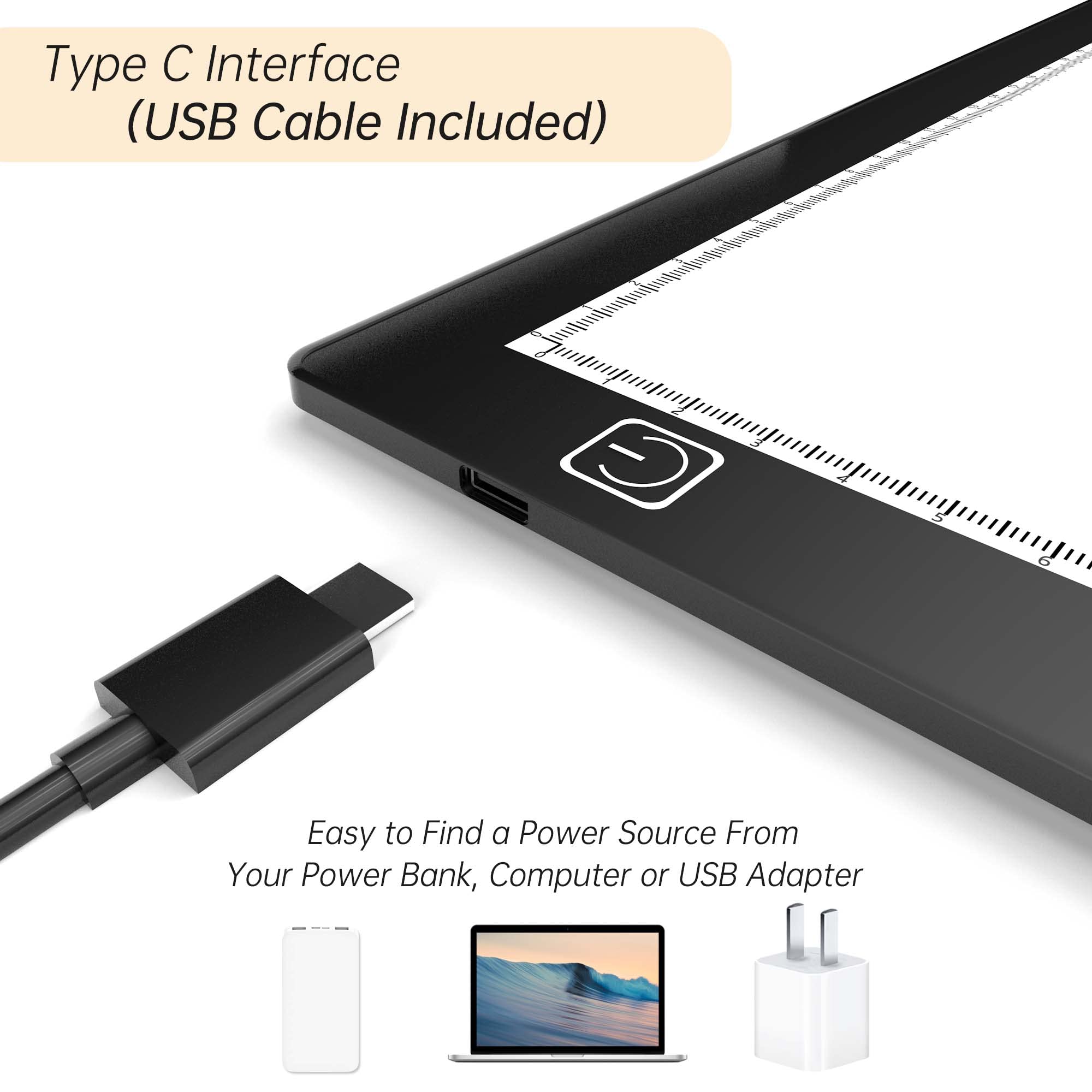 Slide Viewer Light Box 5600K 12   X8    Ultra Thin Adjustable Brightness Backlight For Slides And Film Negative Scanning