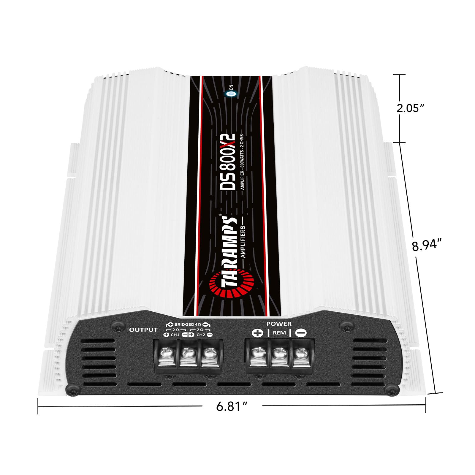 Taramps Ds 800X2 Module 2 Ohms 800W Rms 2 Channel Car Sound Amplifier