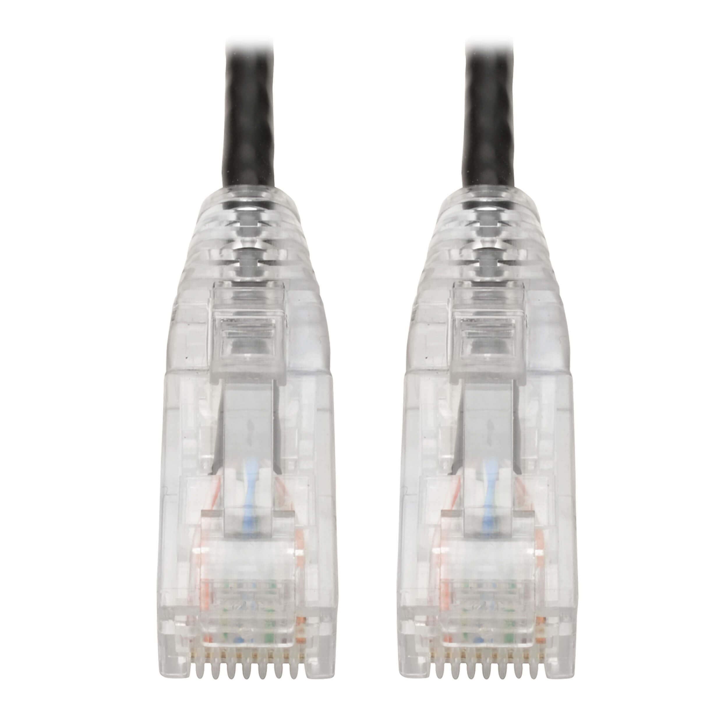 Tripp Lite Cat6 Utp Patch Cable (Rj45), M/M, Cat6 Ethernet Cable, Gigabit (1 Gbps), Molded, Slim, Black, 8 In. (N201 S8N Bk)