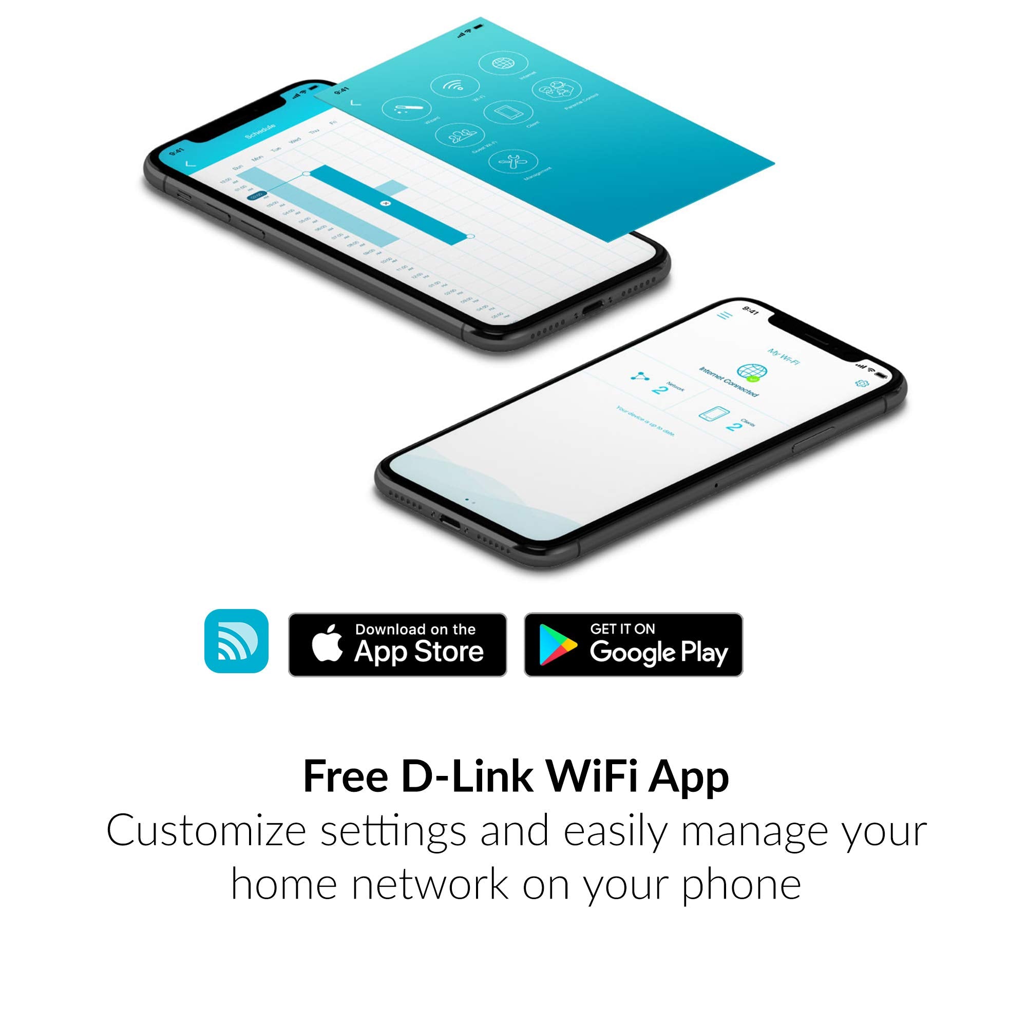 D Link Dap 1955 Us, Wifi Range Extender Mesh Gigabit Ac1900 Dual Band Plug In Wall Signal Booster Wireless Or Ethernet Port Smar