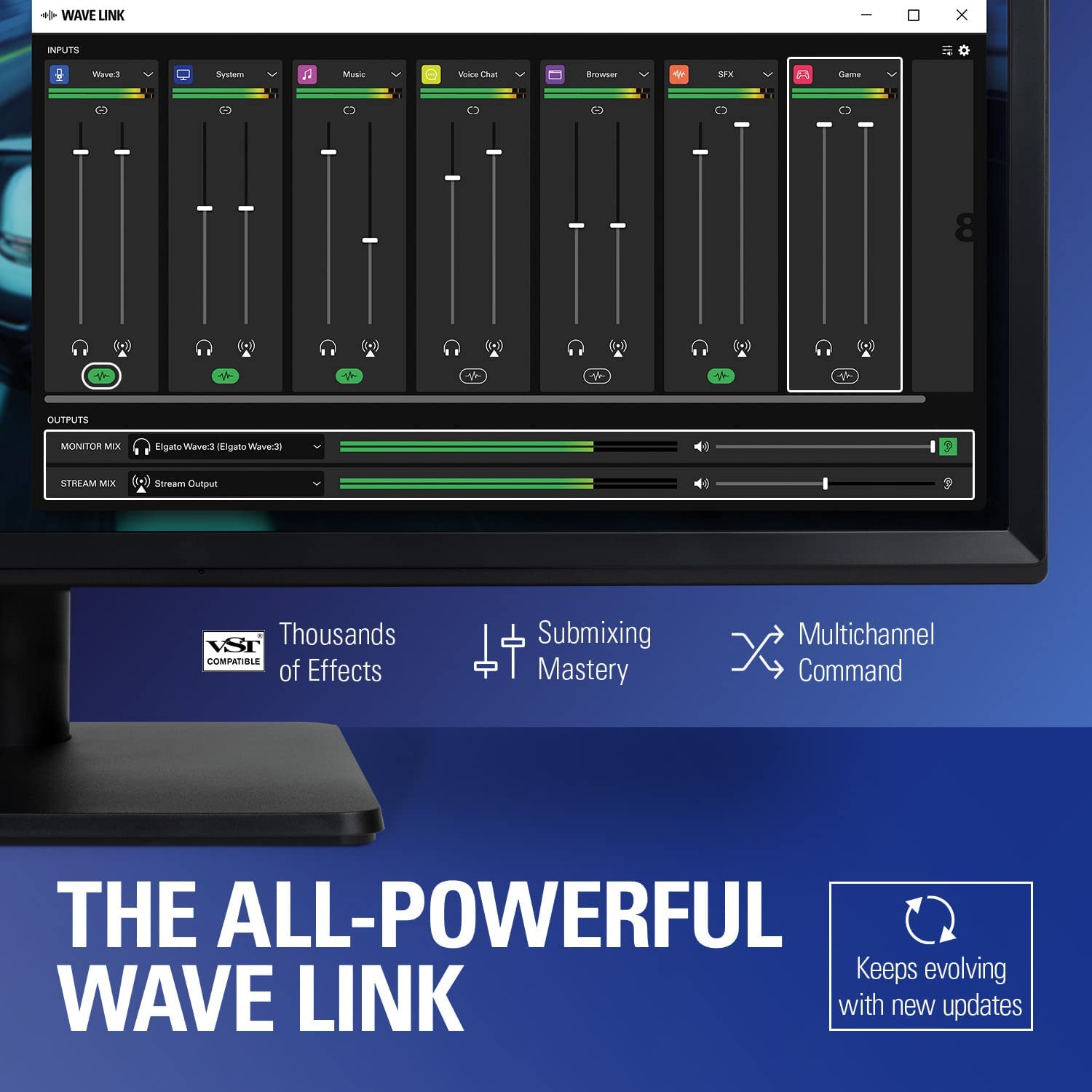 Elgato Wave:3   Premium Studio Quality Usb Condenser Microphone For Streaming, Podcast, Gaming And Home Office, Free Mixer Softw