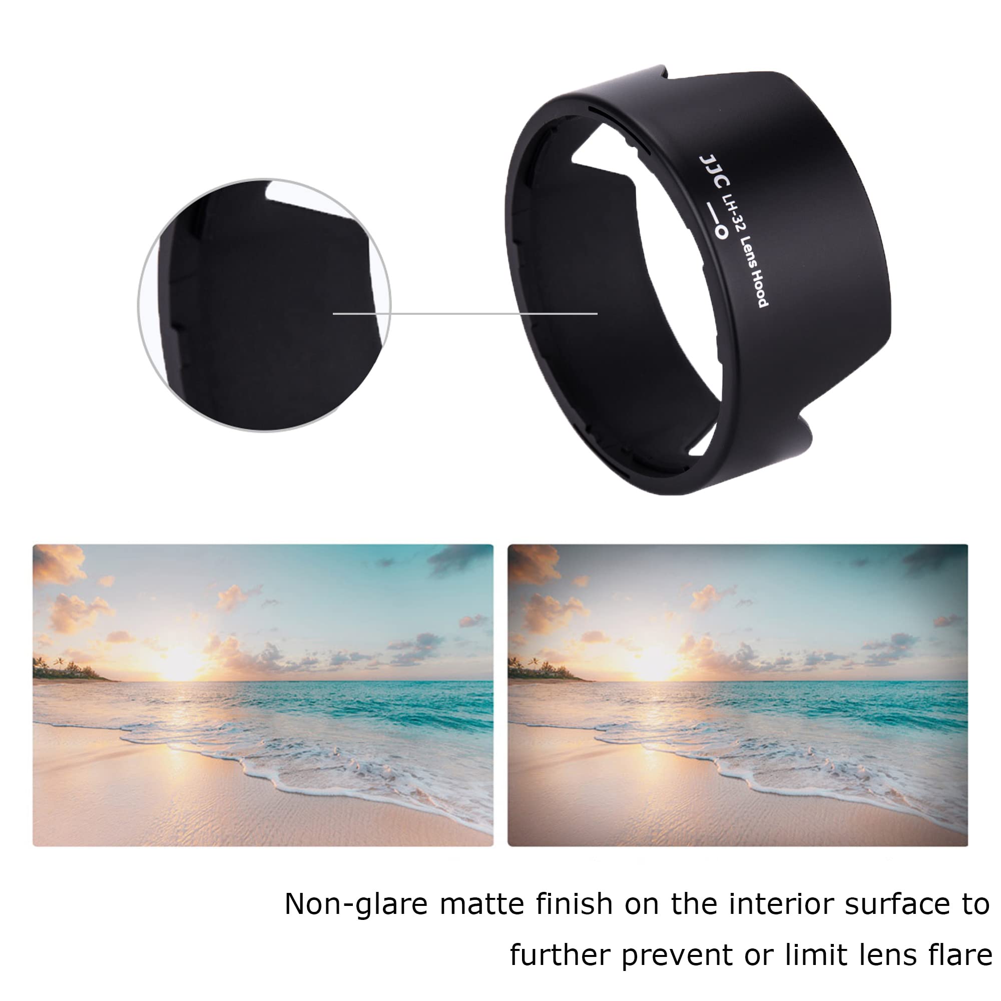 Jjc Reversible Lens Hood Shade For Nikon Af S Dx 18 140Mm F/3.5 5.6G Ed Vr, Af S Dx 18 105Mm F/3.5 5.6G Ed Vr, Af S Dx 18 135Mm