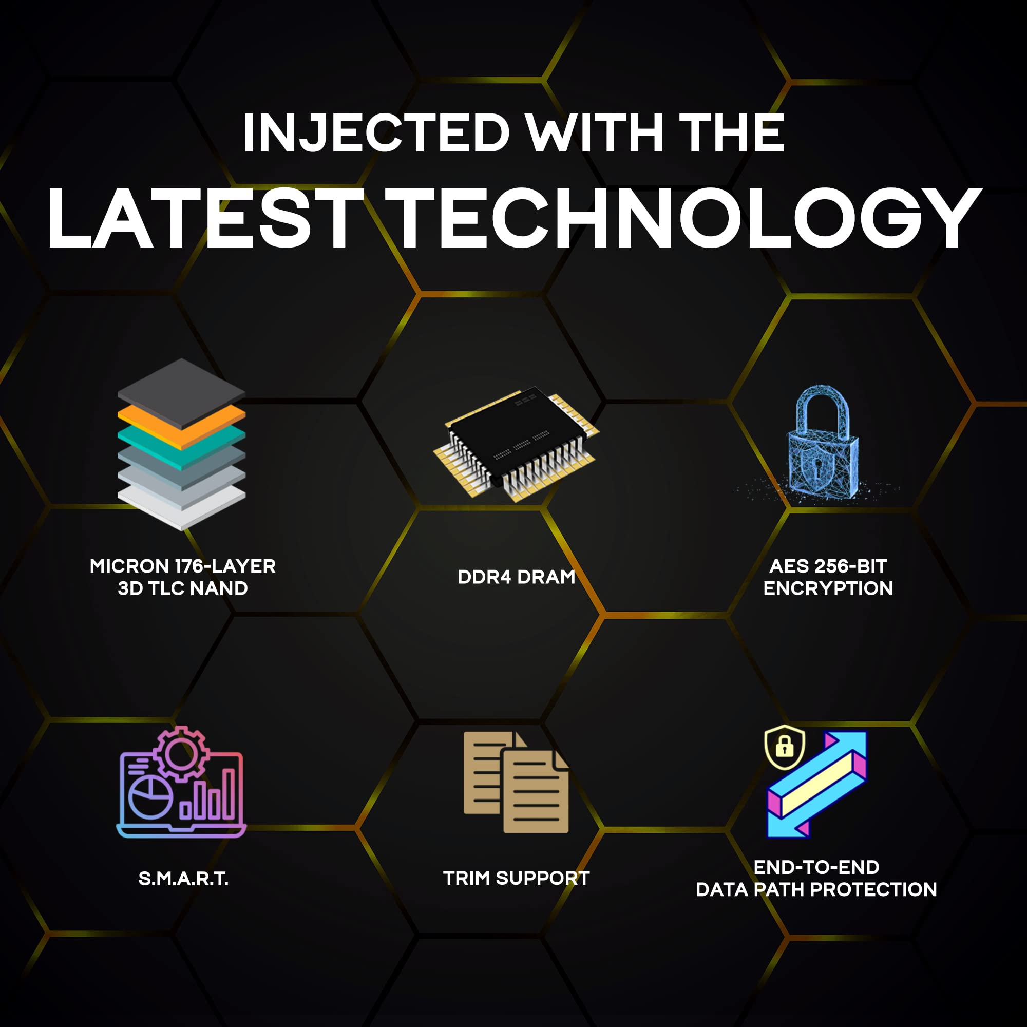 Fantom Drives Venom8 2Tb Ssd Nvme Gen 4 M.2 2280 Ps5 Ssd 2Tb For Ps5 Storage Expansion, Gaming Pc & Laptops - Up To 7400Mb/S - 3