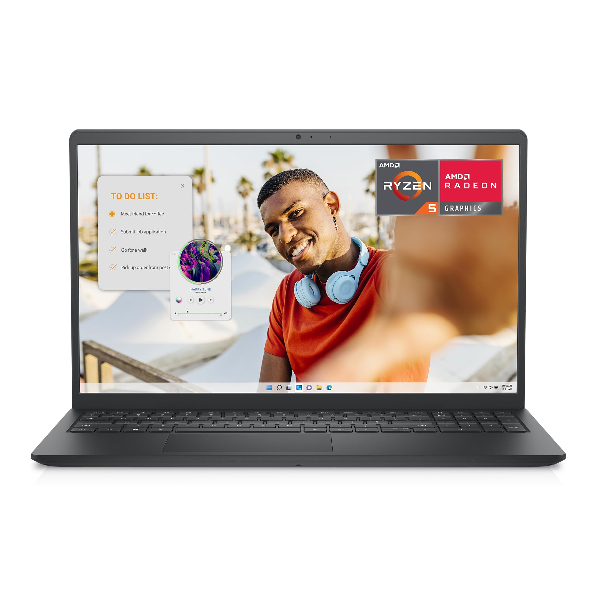 Dell Inspiron 3535 Laptop   15.6 Inch Fhd (1920 X 1080) Display, Amd Ryzen 5 7520U Processor, 8Gb Ddr4 Ram, 512Gb Ssd, Amd Radeo