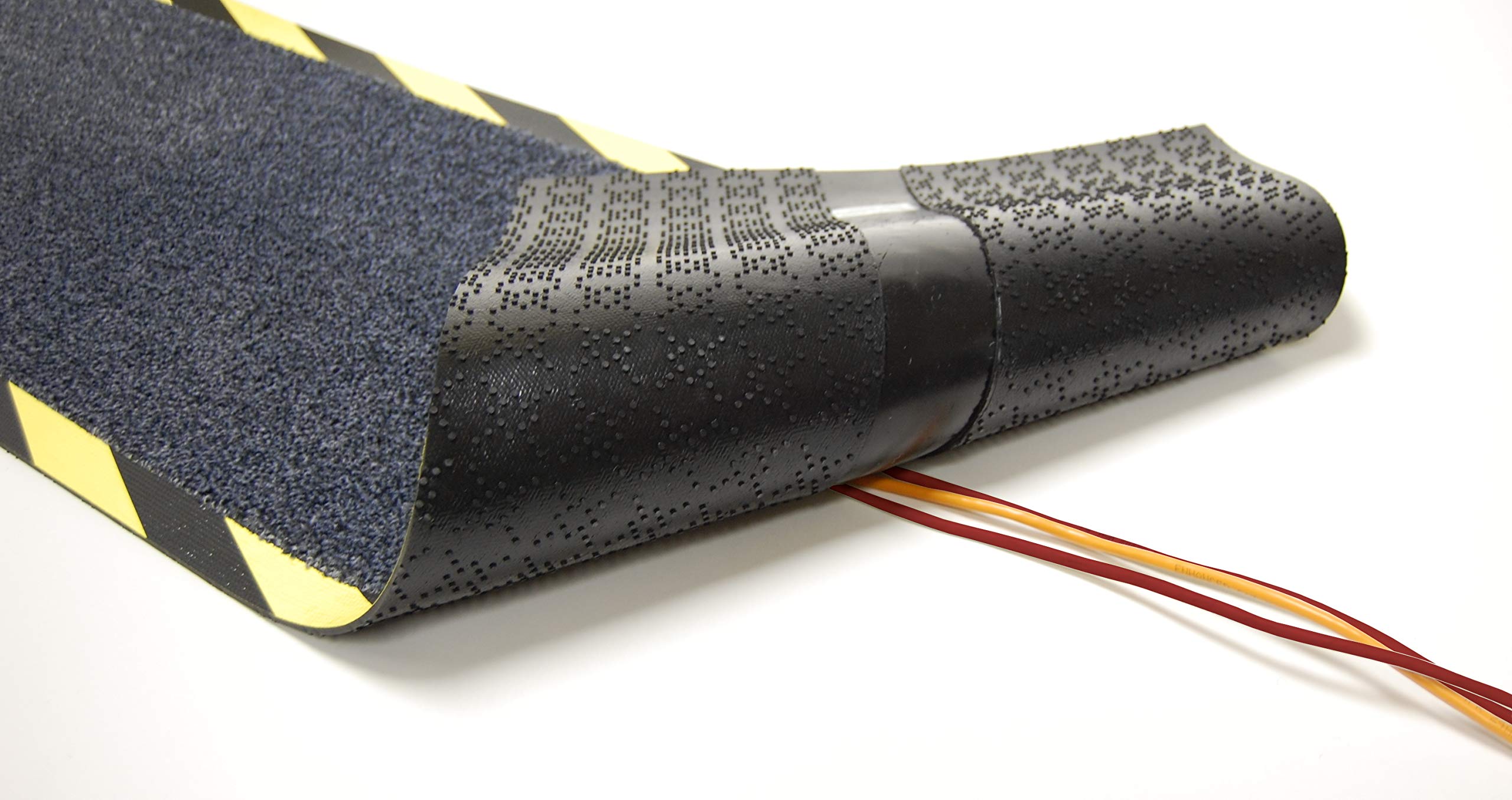 Morland Protect   47In X 15?In   Carpet And Rubber Cord Cover Mat   Overfloor Protector For Cables Cords Or Wires   Protect From
