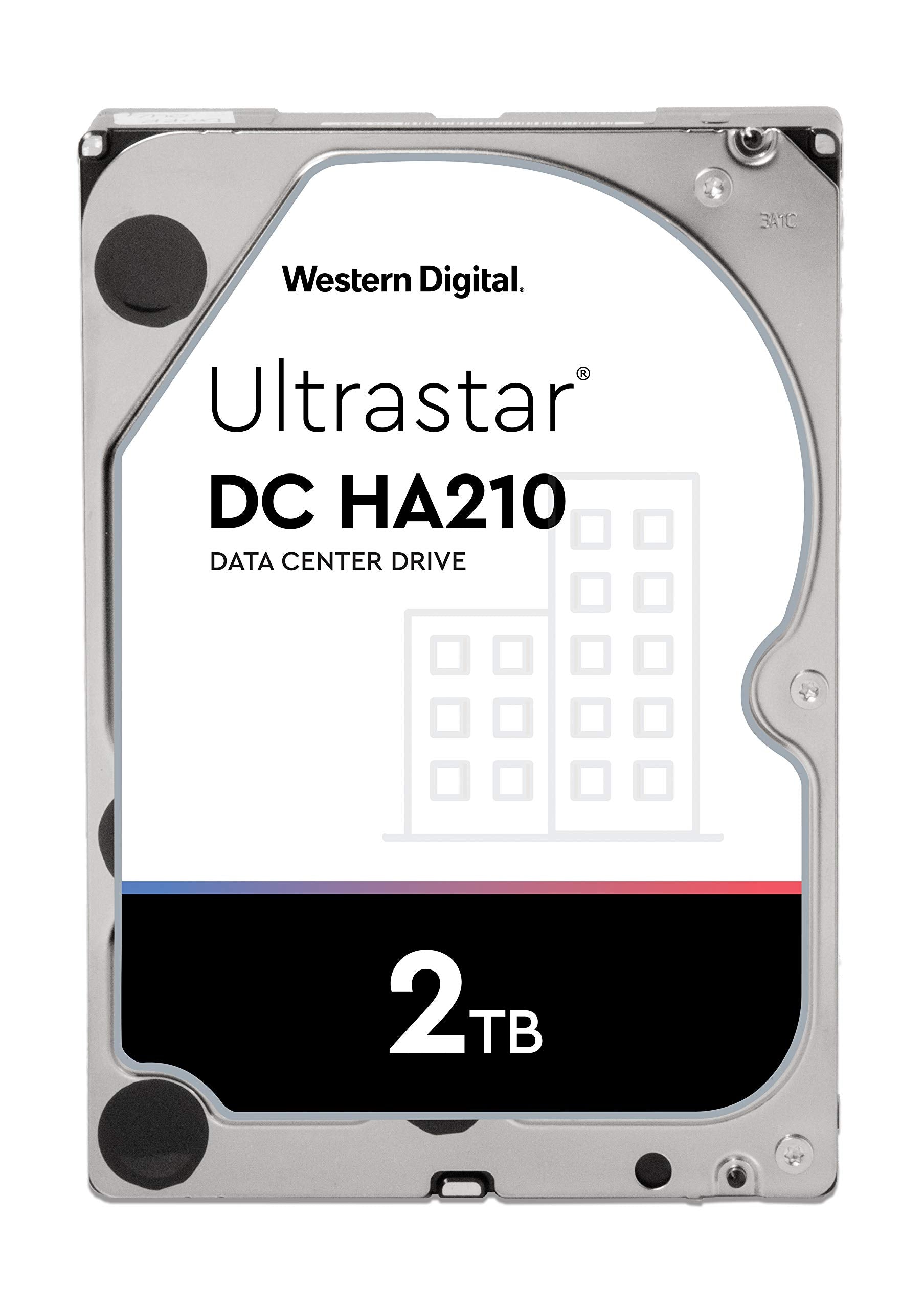 Western Digital 2TB Ultrastar DC HA200 SATA HDD - 7200 RPM Class, SATA 6 Gb/s, 128MB Cache, 3.5 - HUS722T2TALA604
