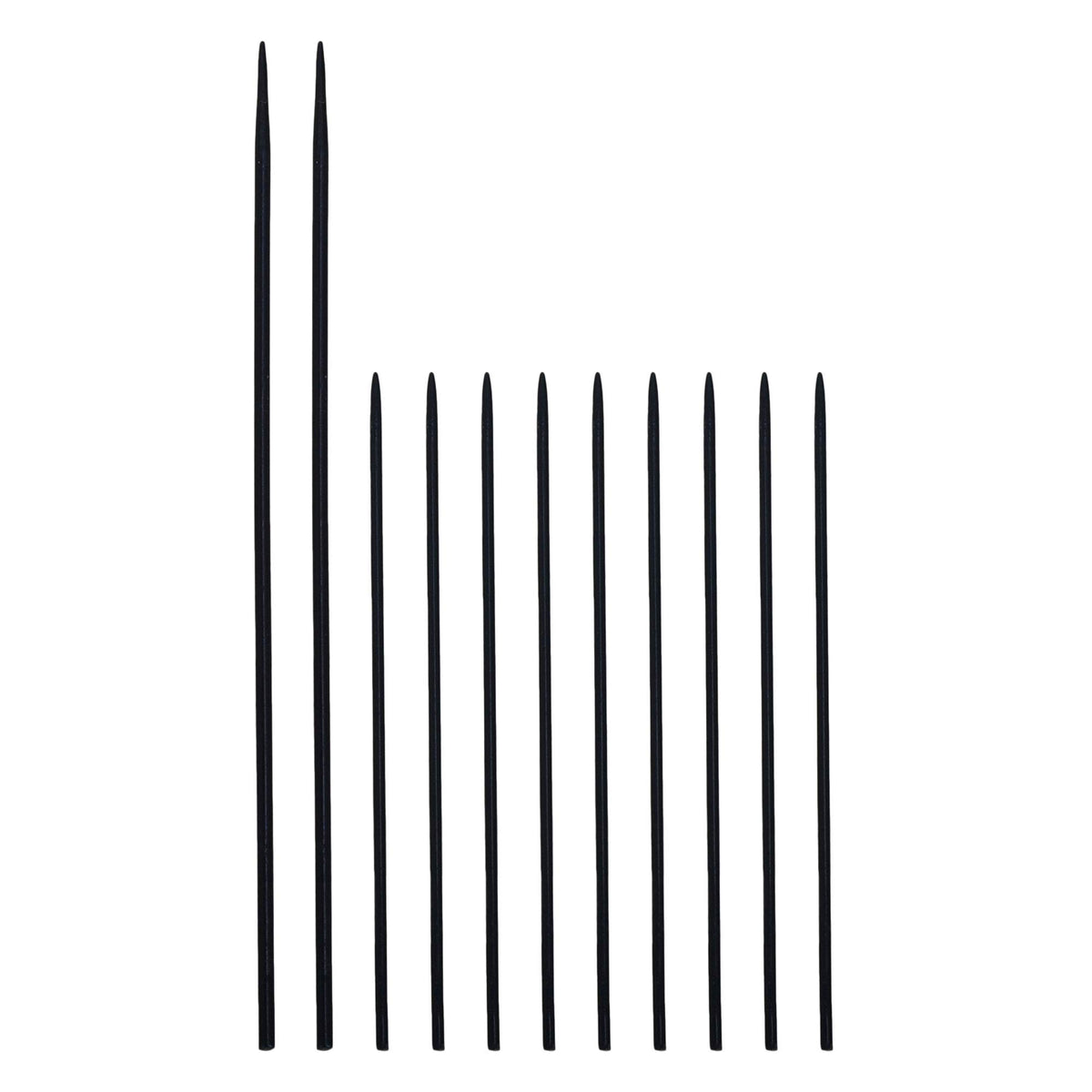 Lovermusic Lovermusic Black Stainless Steel 0.6/0.8Mm Diameter Clarinet Drill Spring Diy Repair Accessory Pack Of 11