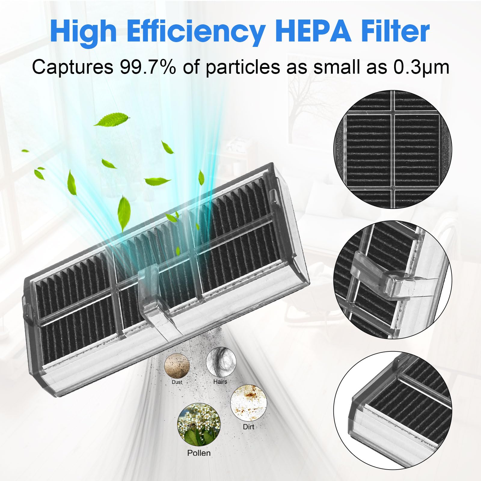 Drrobor 21Pcs Replacement Parts For Dreame X40 Ultra / L40 Ultra, Accessory Kit For Mova P10 Pro Ultra Includes Dual Main Brush,