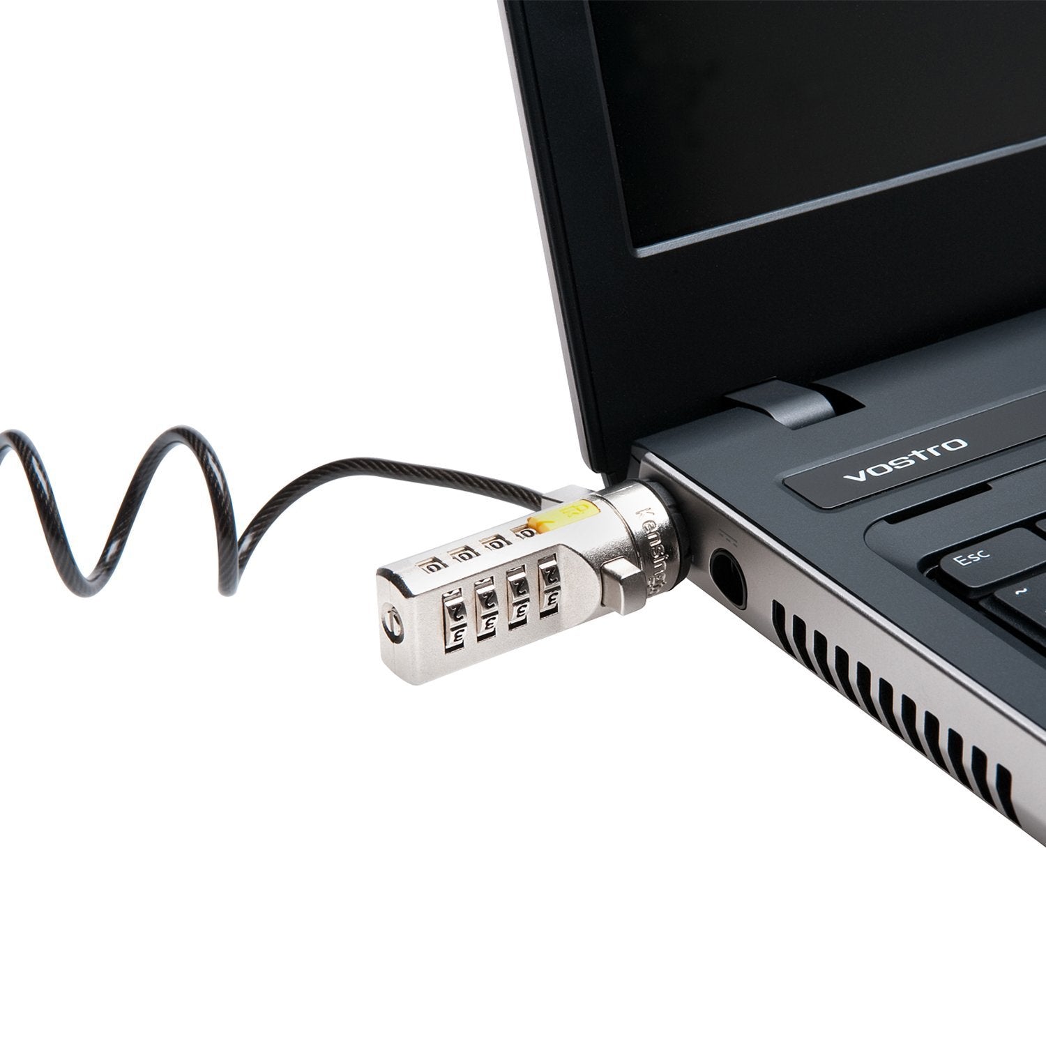 Kensington Portable Combination Cable Lock For Laptops And Other Devices   Black (K64670Am)