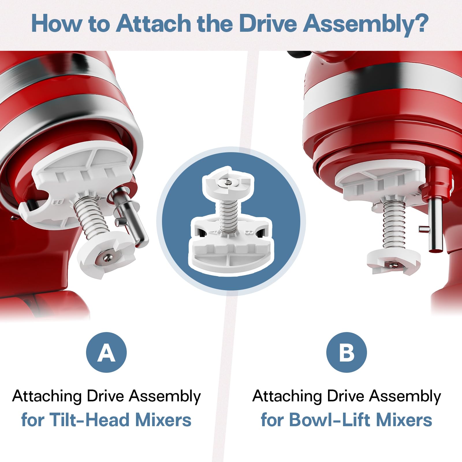 Hozodo Ice Cream Attachment For Kitchenaid, 2 Quart Frozen Ice Cream & Sorbet Gelato Maker For Kitchenaid Ice Cream Maker Attach