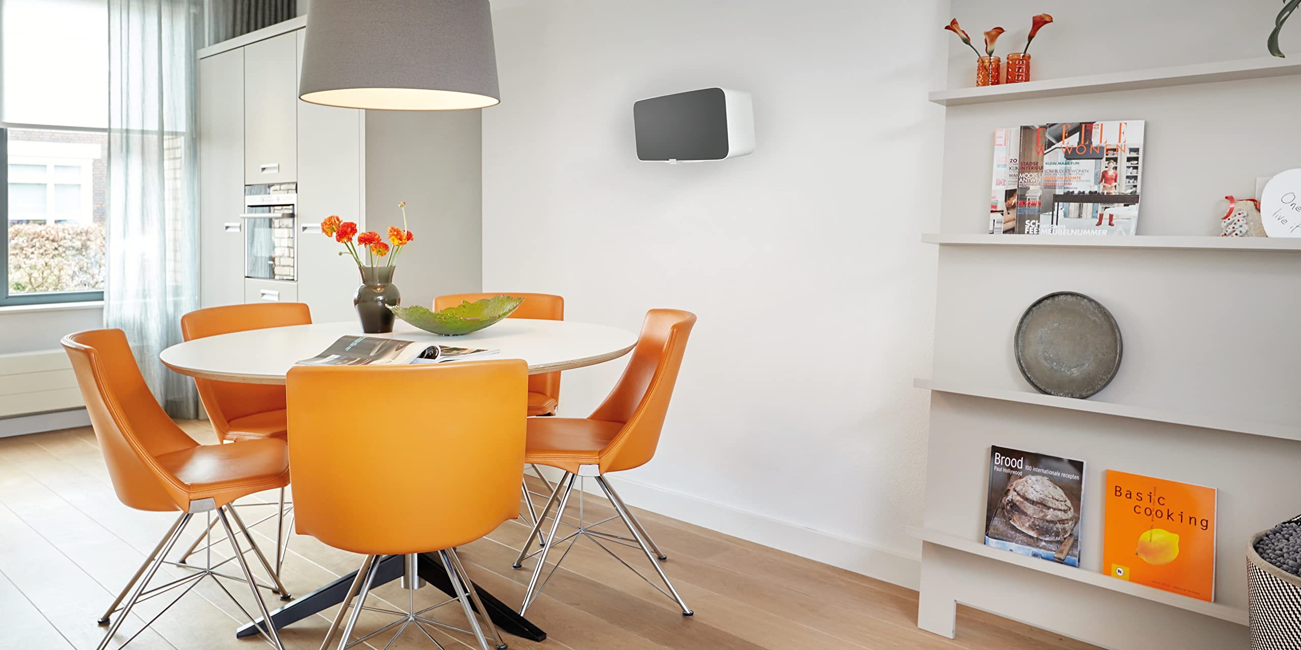 Vogel'S Sound 3205 Universal Speaker Wall Mount | Max. 15 Lbs (6.5 Kg) | Tiltable Up To 10 | Swivels Up To 70 (Left/Right) | Als