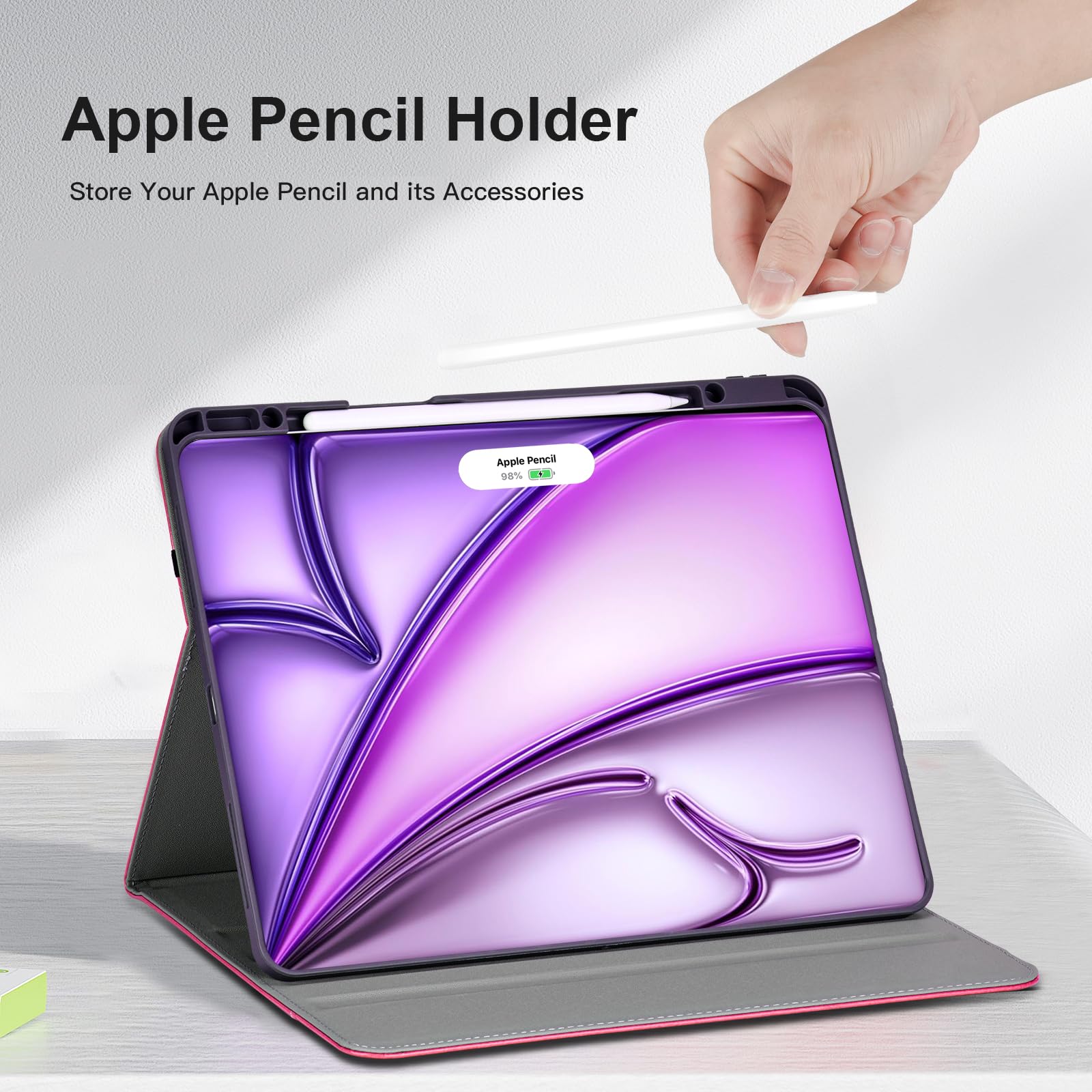 Hfcoupe Case For Ipad Air 6Th Generation 11 Inch 2024, 10.9 Inch Ipad Air Gen 5/4 (2022 & 2020 Released), Stitch Ipad Air 11 Cov