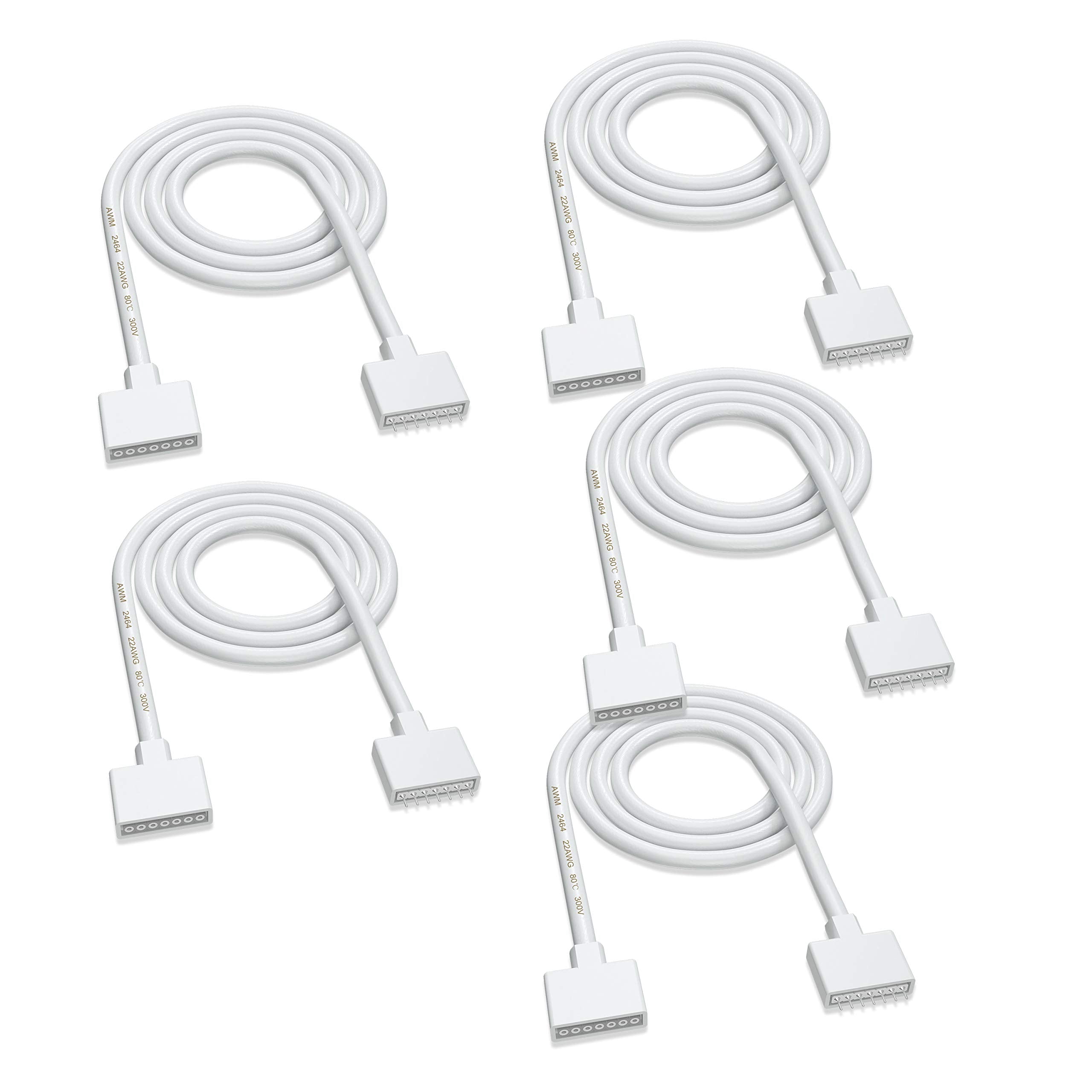 Lampaous Smart Cabinet Lights Extension Cable (7 Pins Extension Cord)