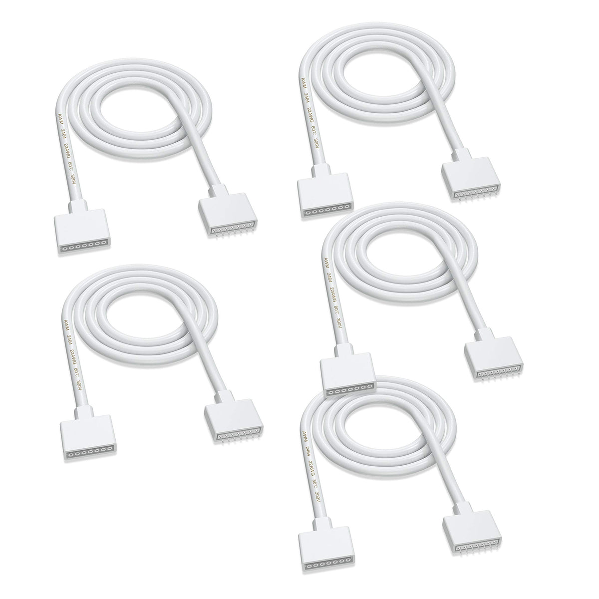Lampaous Smart Cabinet Lights Extension Cable (7 Pins Extension Cord)