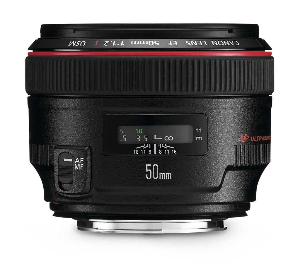 Canon EF 50mm f/1.2L USM Ultra Fast Standard AutoFocus Lens   International Version (No Warranty)